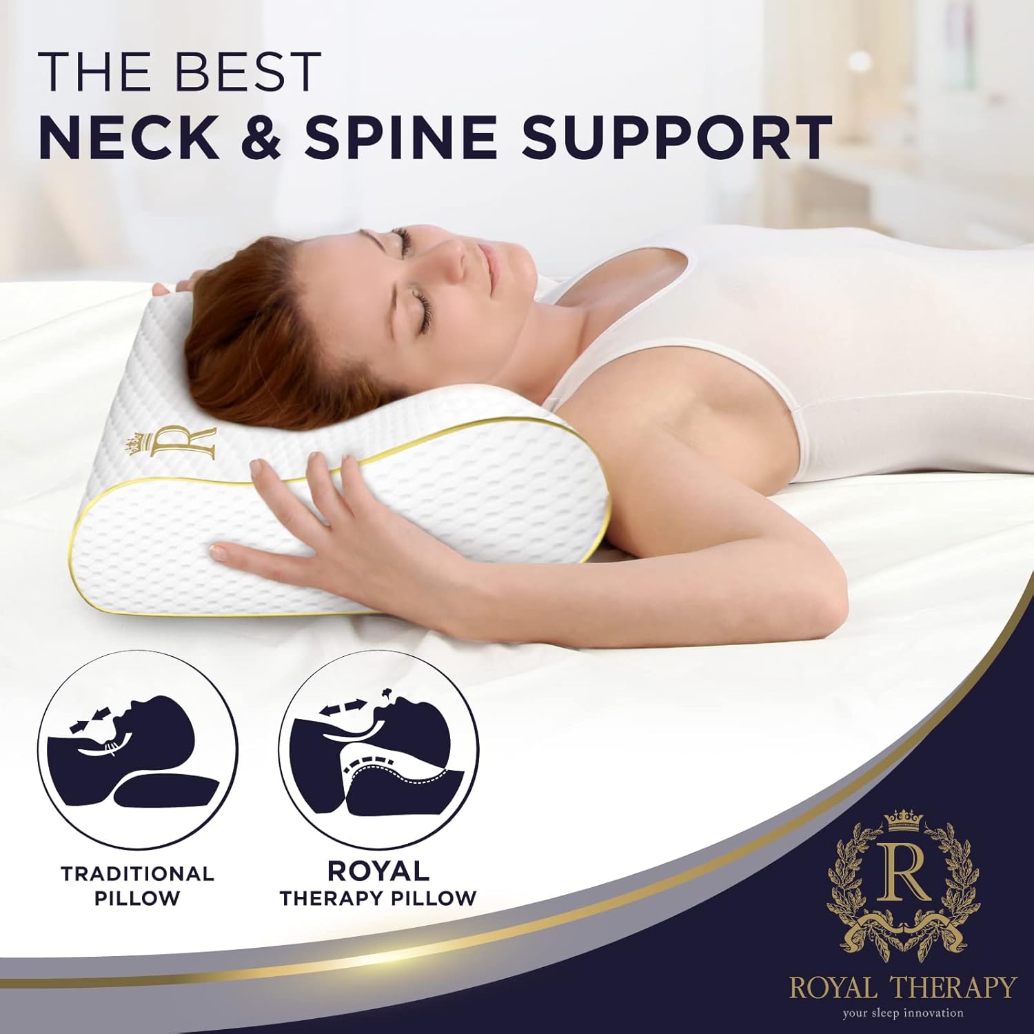 Thumbnail 5 de Royal Therapy Memory Foam Pillow Queen