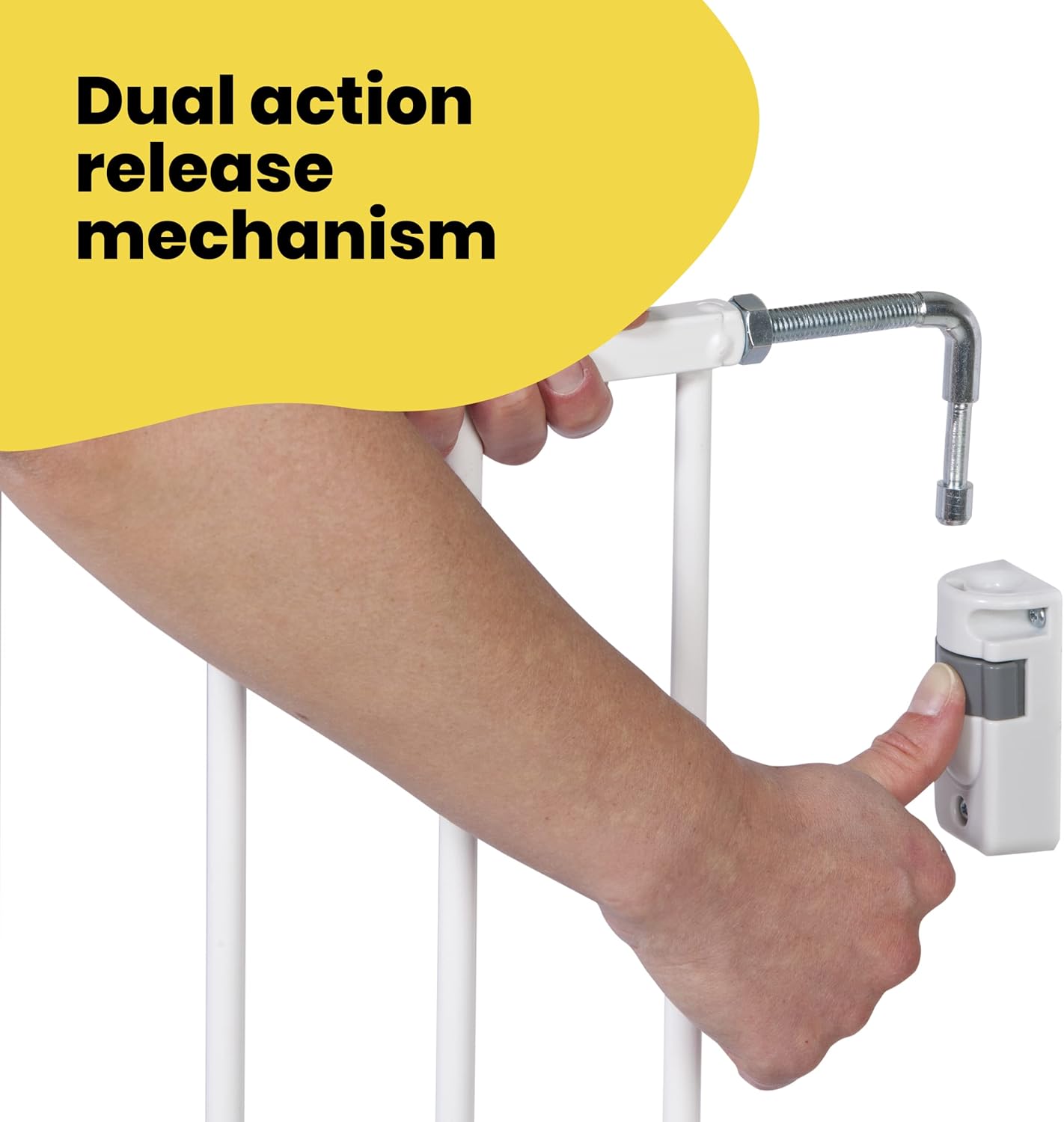 Thumbnail 4 de Safety 1st Wall Fix Extending Metal Gate: A practical extendable baby gate for stairs