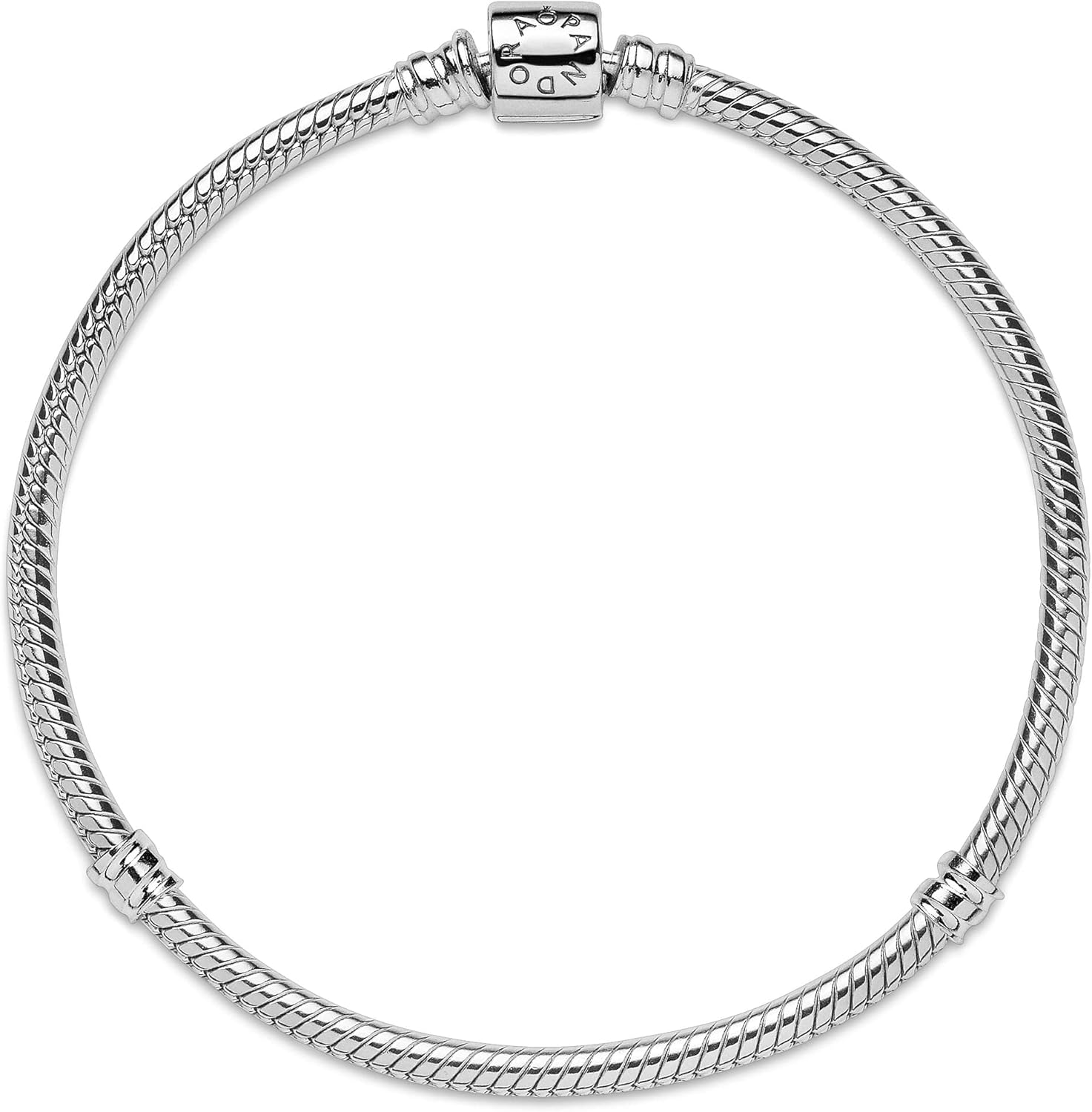 Thumbnail 3 de PANDORA Schlangen-Gliederarmband mit Zylinder-Verschluss aus Sterling-Silber