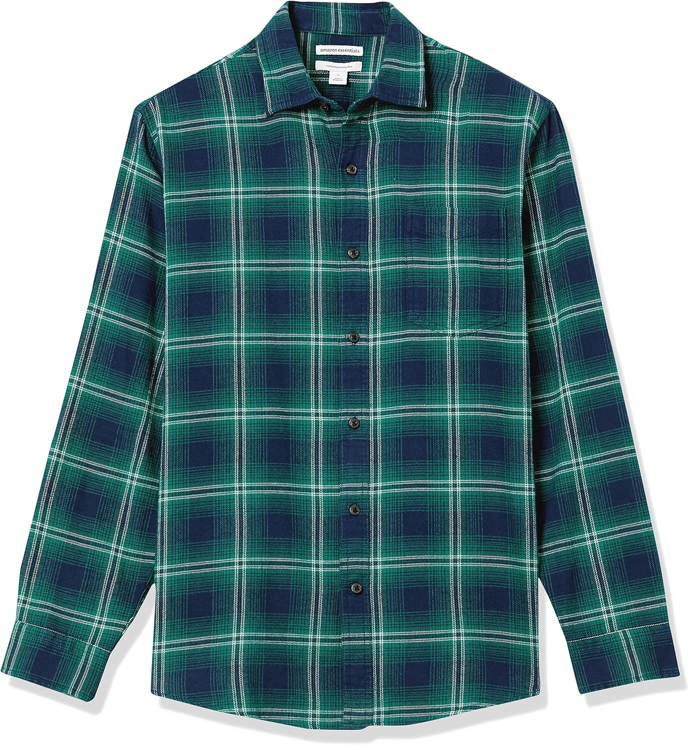Thumbnail 6 de Amazon Essentials Herren Langarm-Flanellhemd (Corte recto) mit Knopfleiste