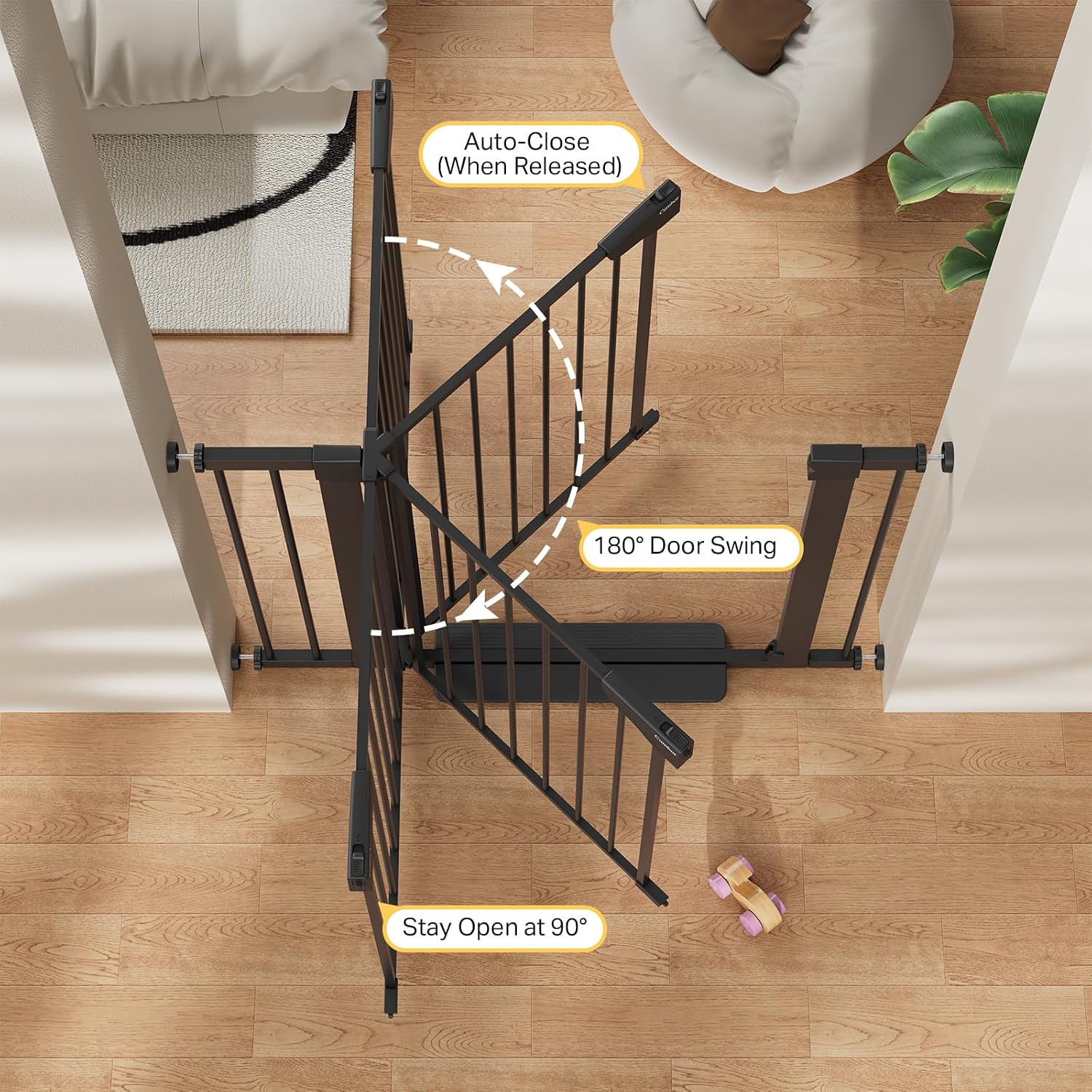 Thumbnail 4 de Cumbor Baby Gate 29.7–40.6 in 🚪