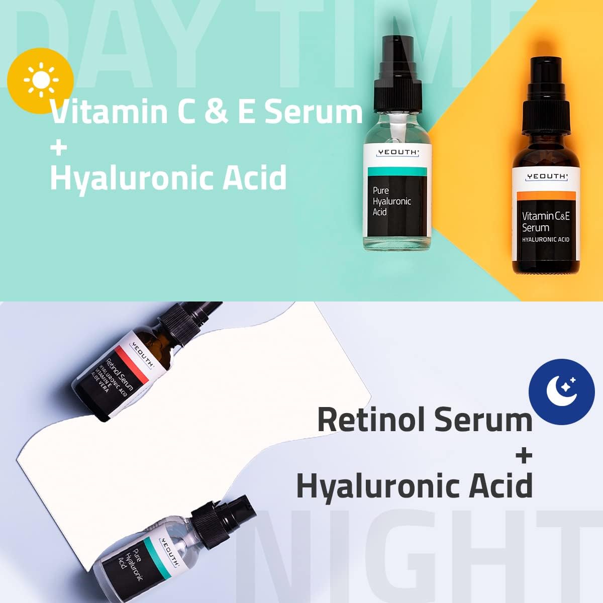 Detalle 2 de Set siero viso YEOUTH 3x30 ml