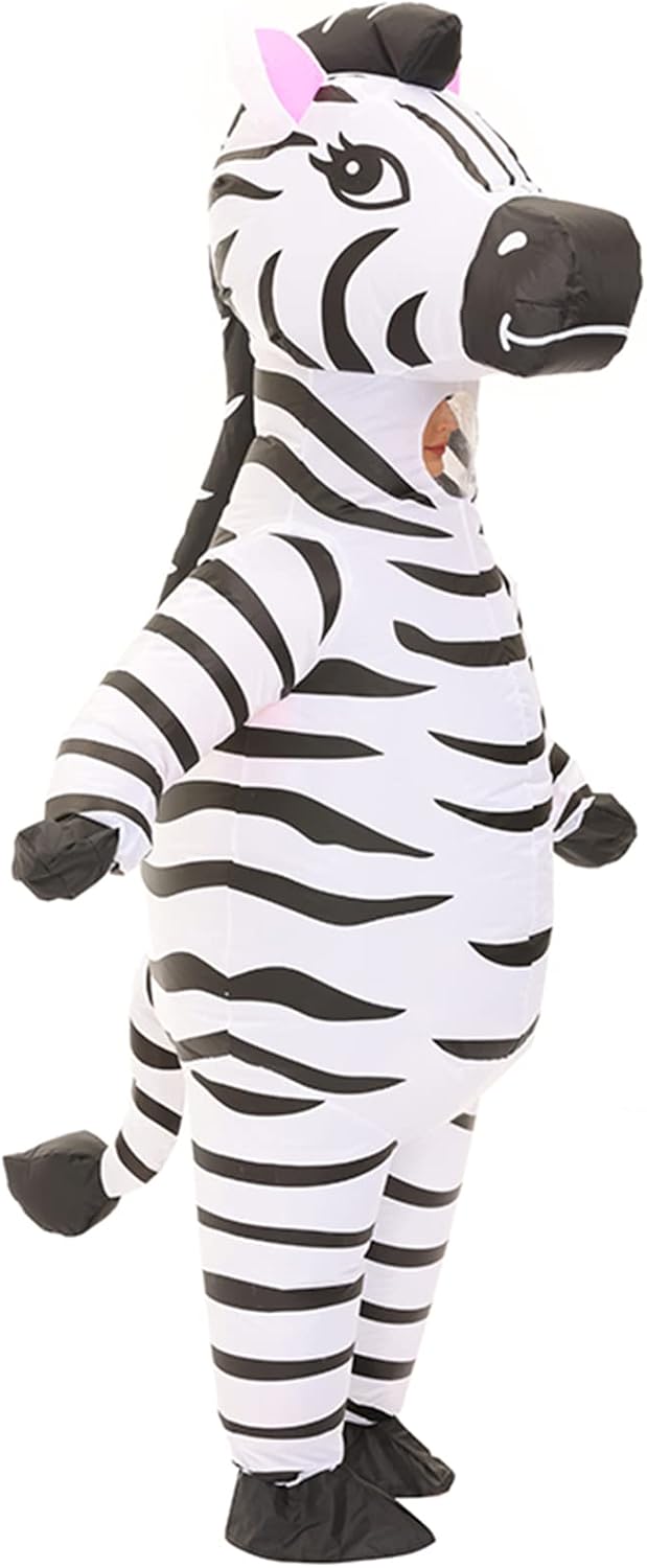 Thumbnail 1 de Arokibui Funny Inflatable Zebra Costume – Blow Up Outfit for Parties and Festivals
