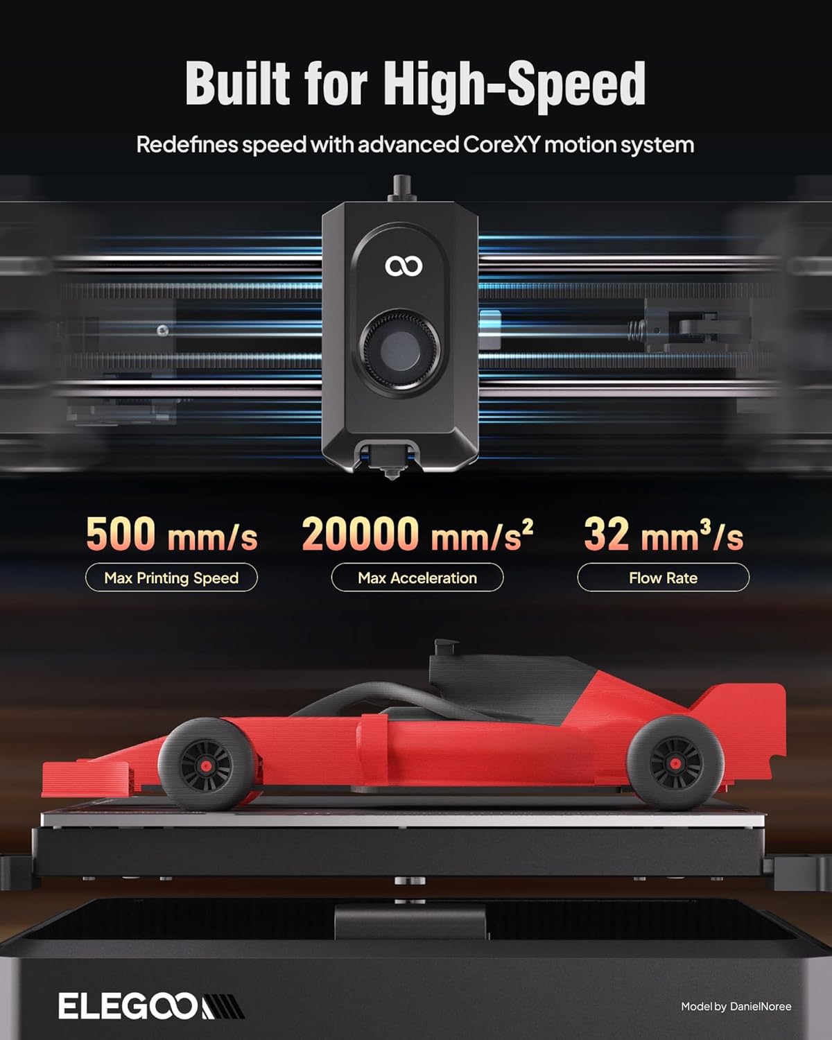 Thumbnail 2 de ELEGOO Centauri Carbon 256mm 3D Printer
