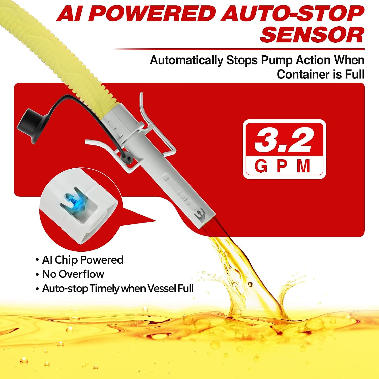 Detalle 2 de MISFANS Electric Fuel Transfer Pump 3.2 GPM