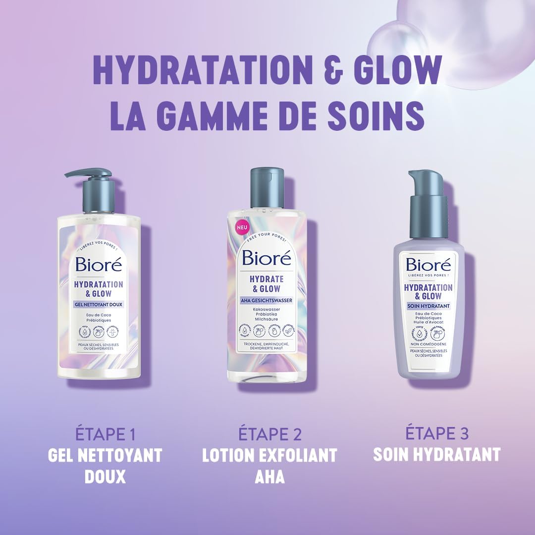 Thumbnail 6 de Biore Soin Hydratant Hydratation & Glow 100ml – hydratation durable pour peaux sèches et sensibles