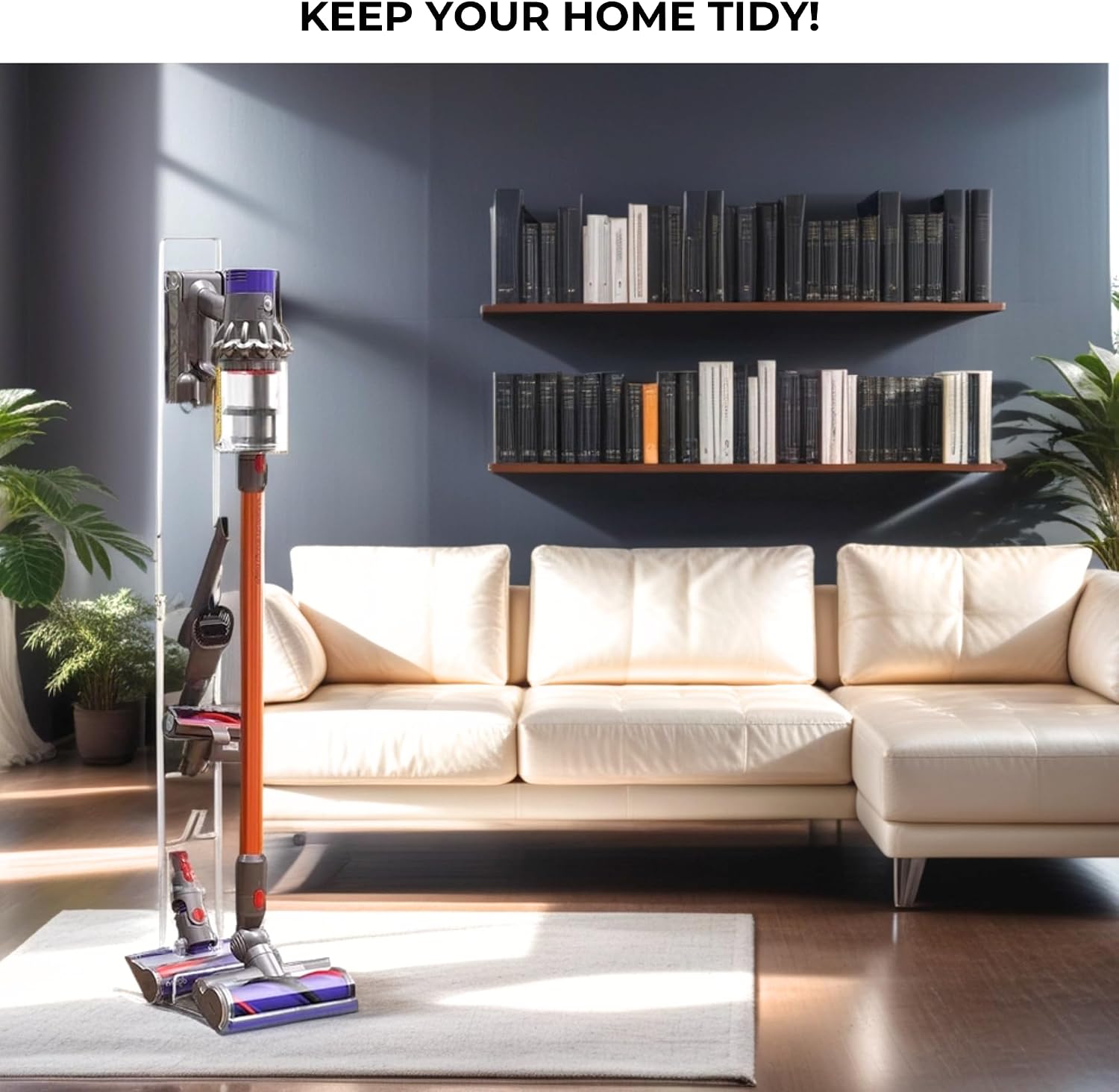 Thumbnail 6 de Supporto per aspirapolvere Dyson: scaffale a torre senza forare il muro