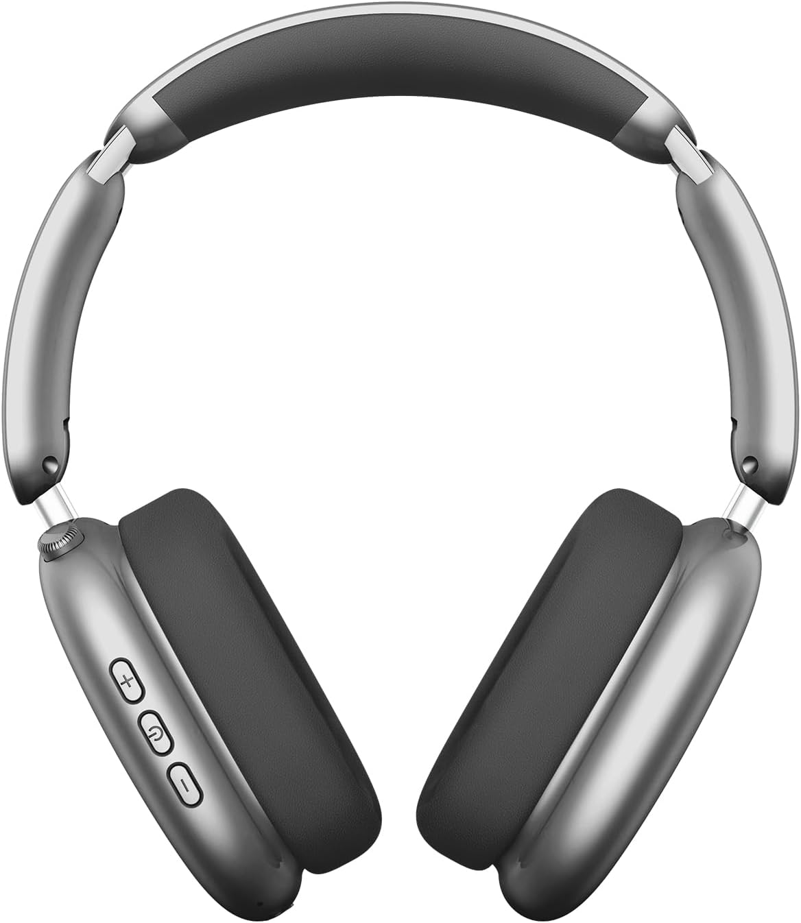 Detalle de Wentronic Y02 Active Noise Cancelling Headphones – Wireless Over-Ear, 60H Battery, Bluetooth 5.4 (Grey)