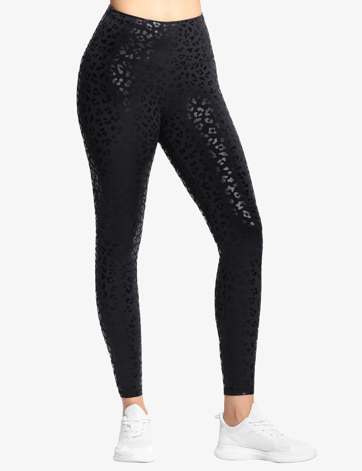 Thumbnail 4 de THE GYM PEOPLE High Waist Sports Leggings with 4-Way Stretch and Hidden Pockets