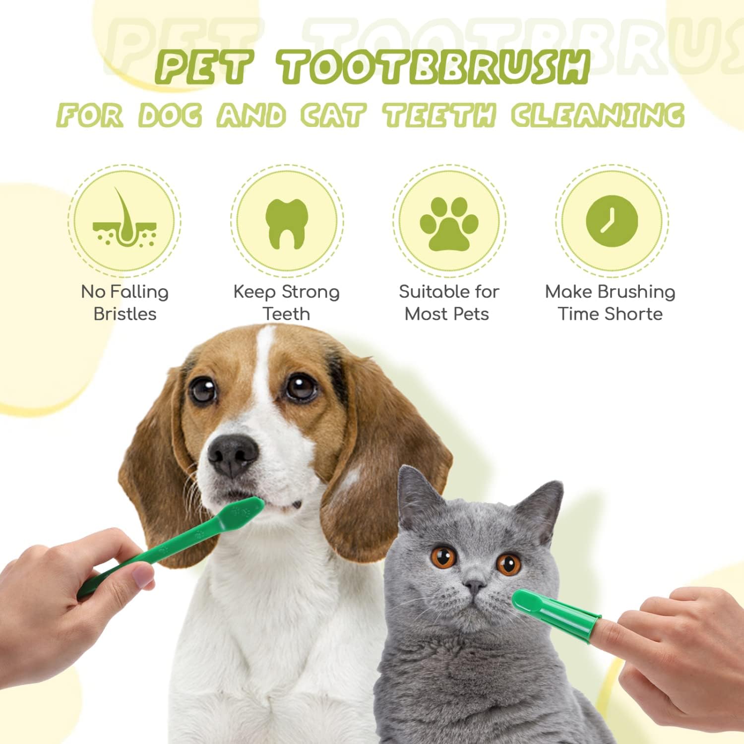 Detalle de Nobleza Set Dentaire pour Chien — Brosse à Dents Double Face, Dentifrice Antitartre & Accessoires (73 g, 2 Doigtier)