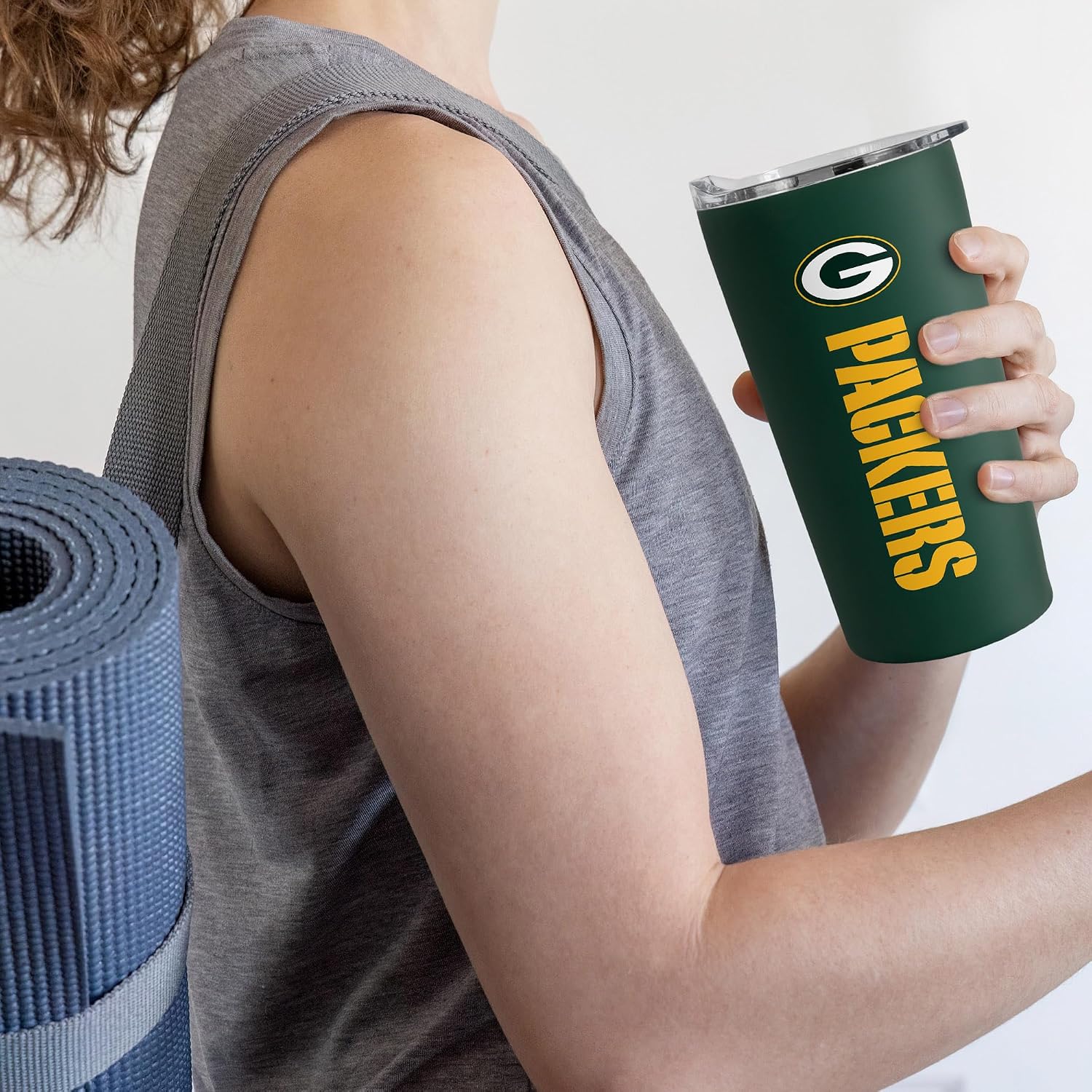 Detalle 2 de Rico Industries NFL Football Soft Touch Easy Grip Tumbler (18oz)