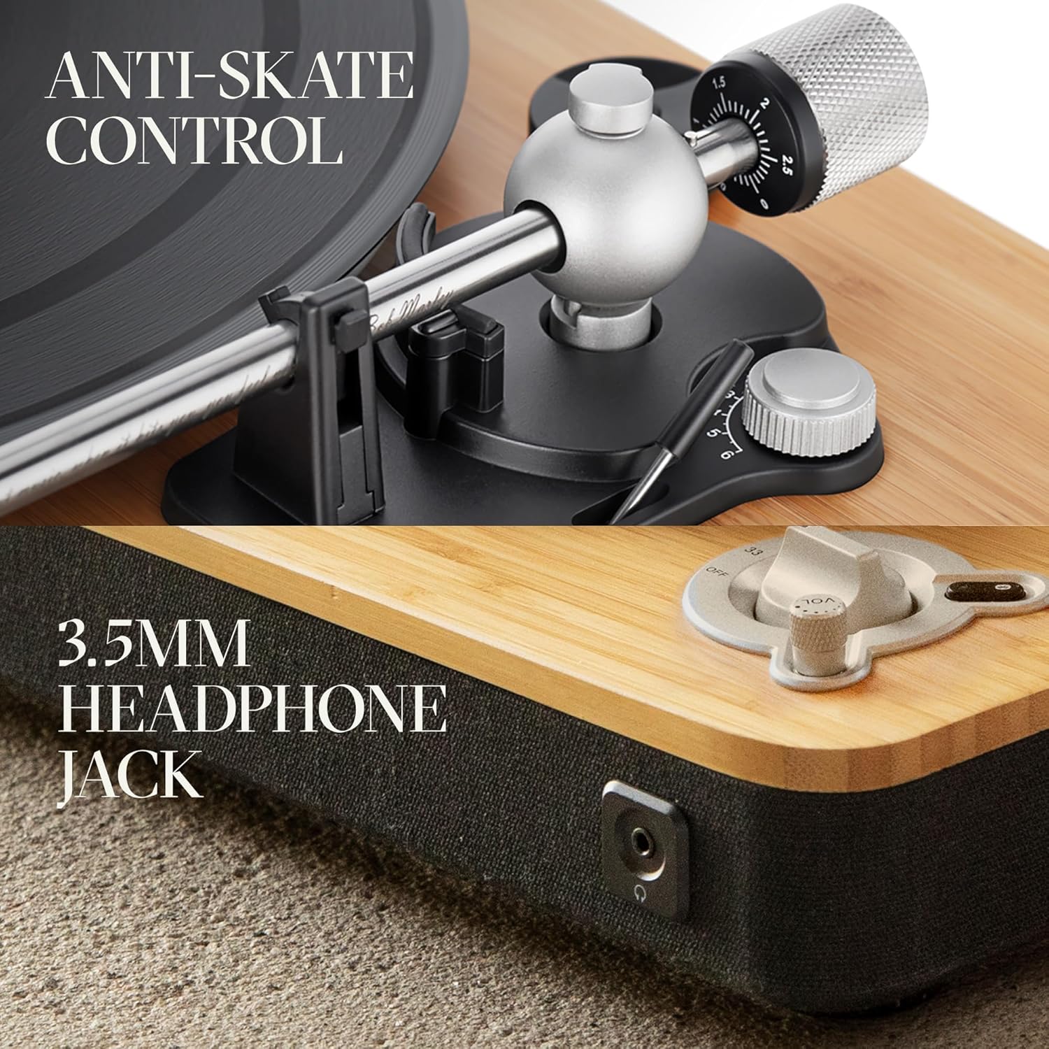 Thumbnail 5 de House of Marley Stir It Up Bluetooth Vinyl Turntable 🎶