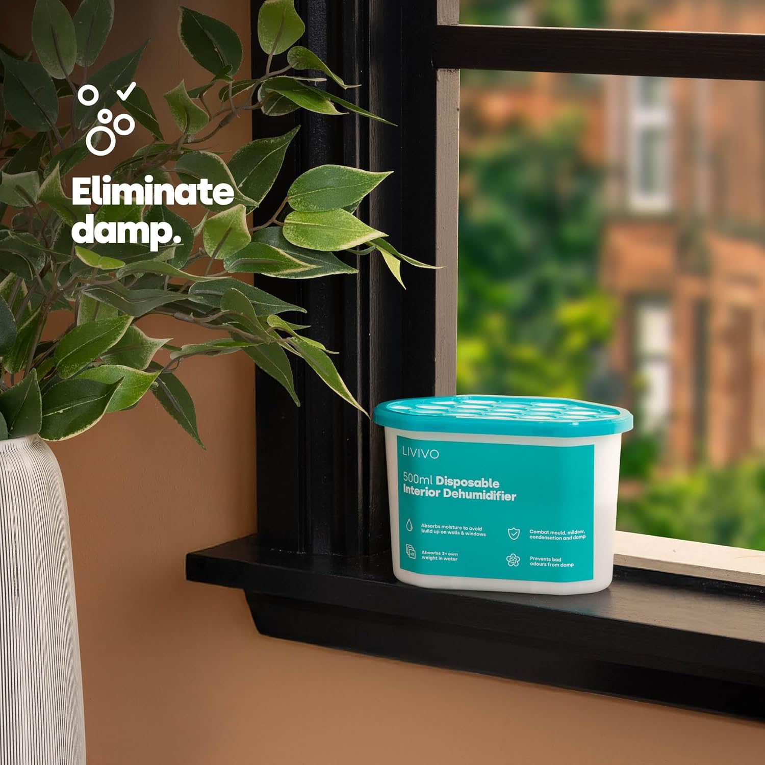 Thumbnail 1 de LIVIVO Dehumidifiers 500ml disposable pack — 10 units 🏠