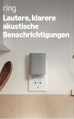 Thumbnail 6 de Ring Battery Video Doorbell (neueste Gen.) + Chime (3. Gen.) – 2K-Retinalkamera, Akku, WLAN/Bluetooth, inklusive 30 Tage Testabonnement