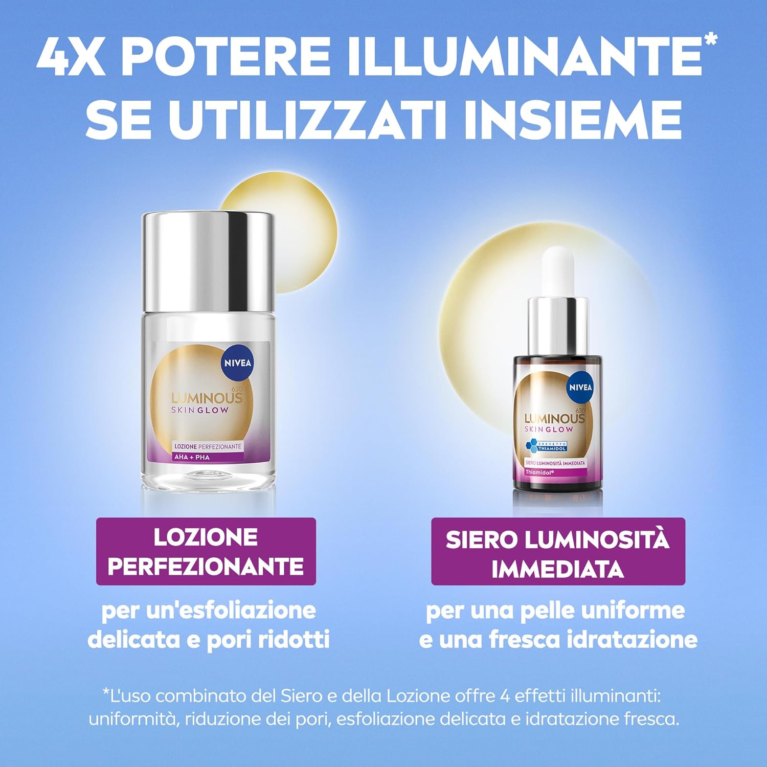 Thumbnail 6 de NIVEA Luminous630 Skin Glow Siero Viso Antimacchia Idratante 15 ml con Thiamidol e Niacinamide