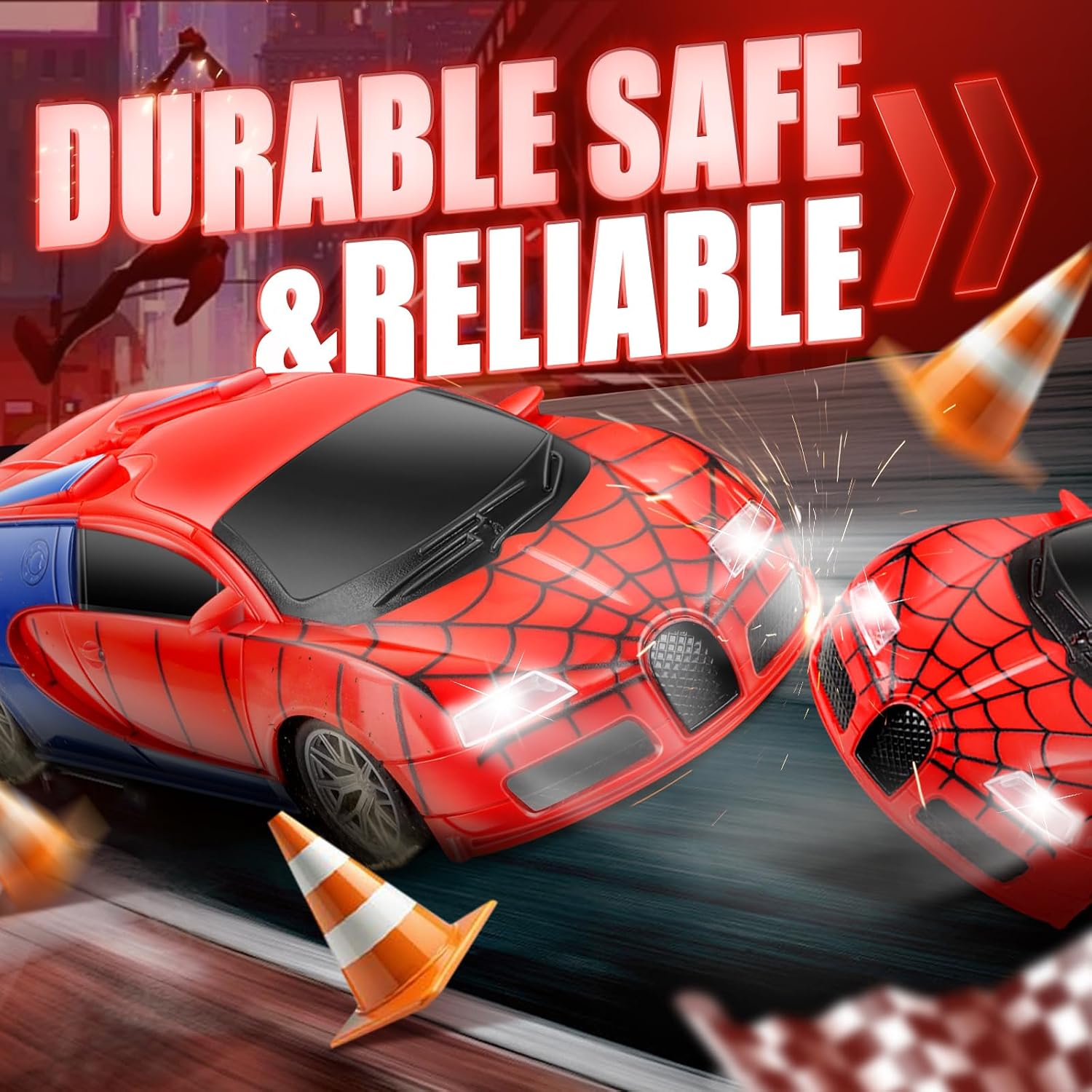 Thumbnail 6 de Aooess Spider RC Car for 3–8 Year Olds – Durable, Light-Up Remote Toy