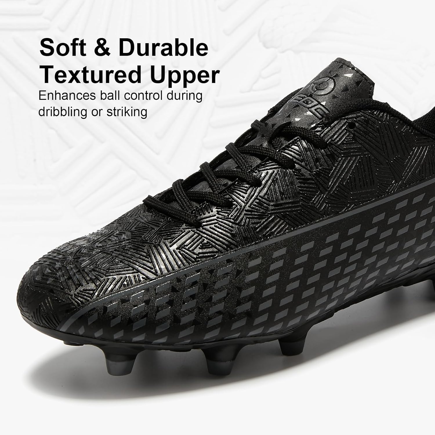 Detalle 2 de LEOCI football shoes / astro training cleats for AG/FG – lightweight cushioned outdoor boots
