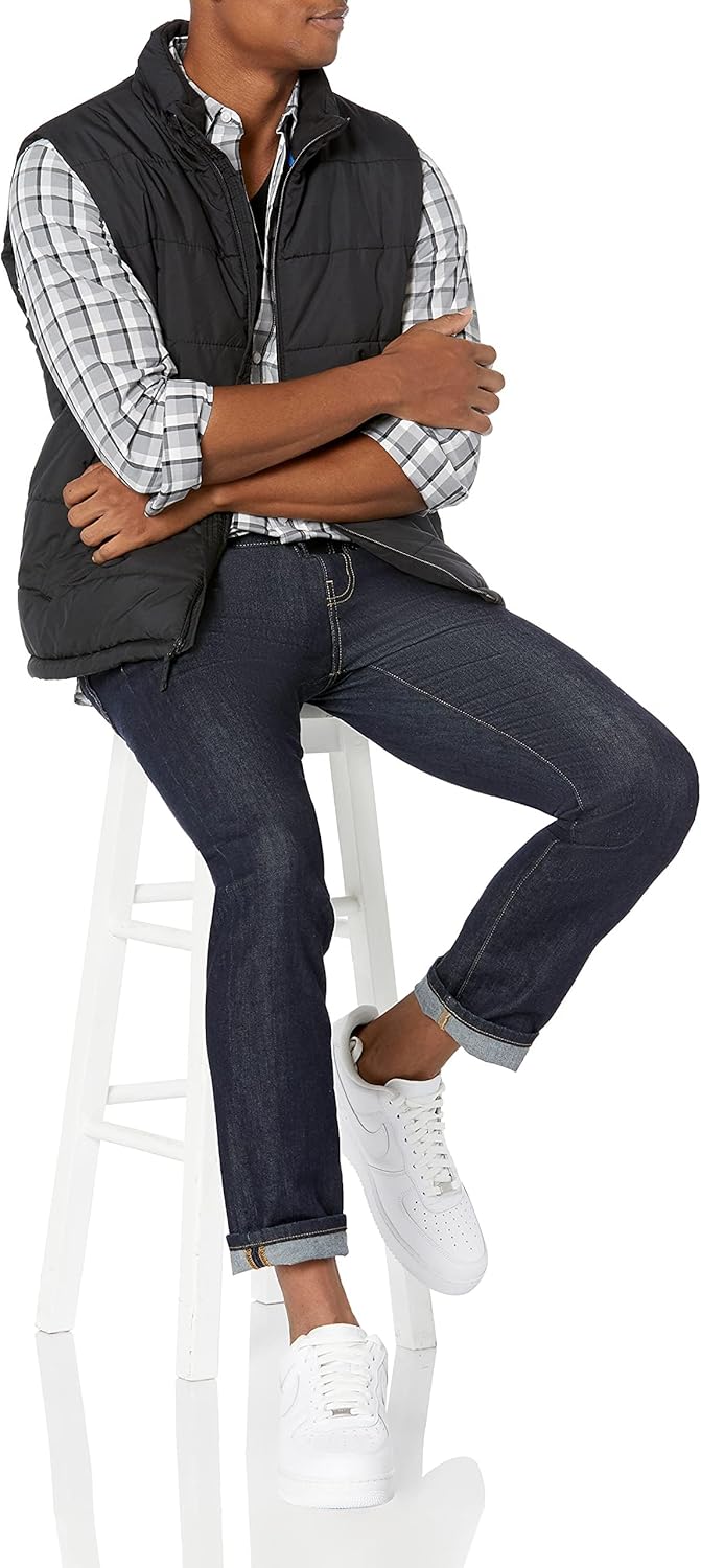 Thumbnail 4 de Amazon Essentials Men's Regular-Fit Long-Sleeve Poplin Shirt