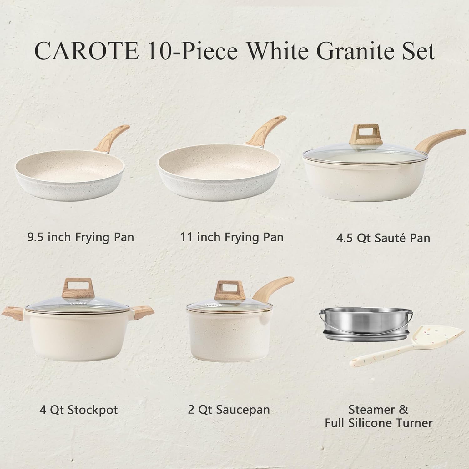 Thumbnail 1 de CAROTE Pots and Pans 10-Piece