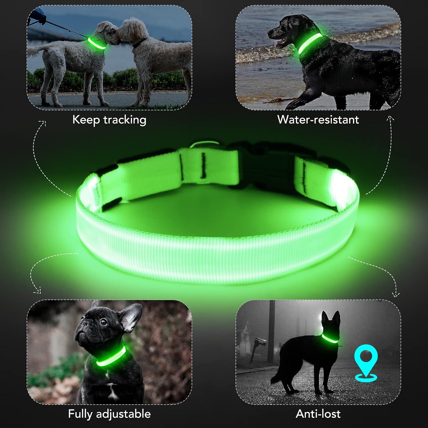 Thumbnail 4 de KOSKILL Leuchthalsband Hund 140 mAh đŸ