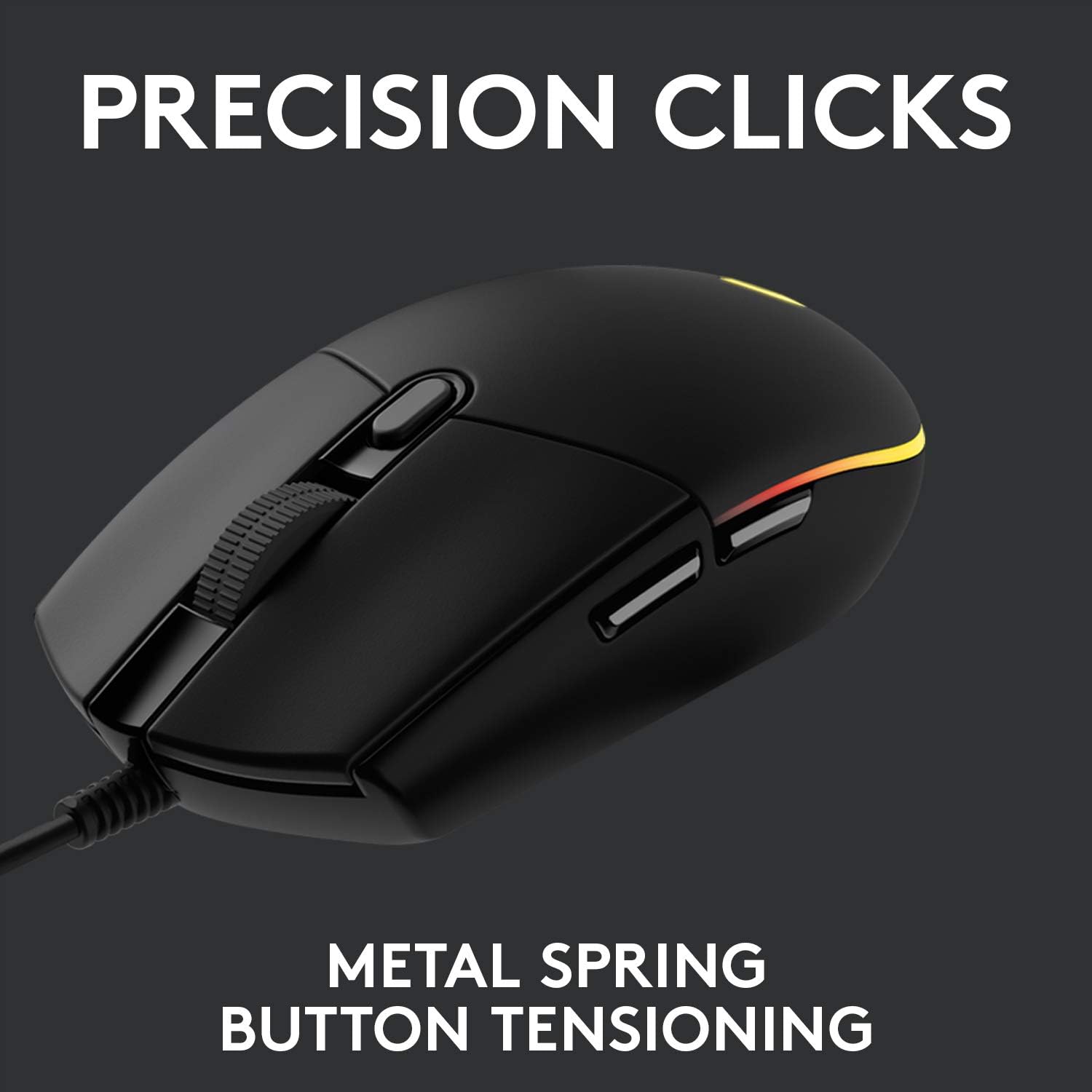 Detalle de Logitech G203 LIGHTSYNC Gaming Mouse (8,000 DPI) with Customisable RGB