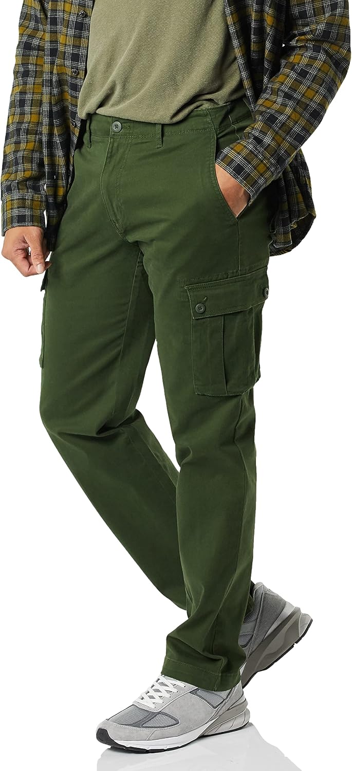 Detalle de Amazon Essentials Pantalon Cargo Stretch Homme