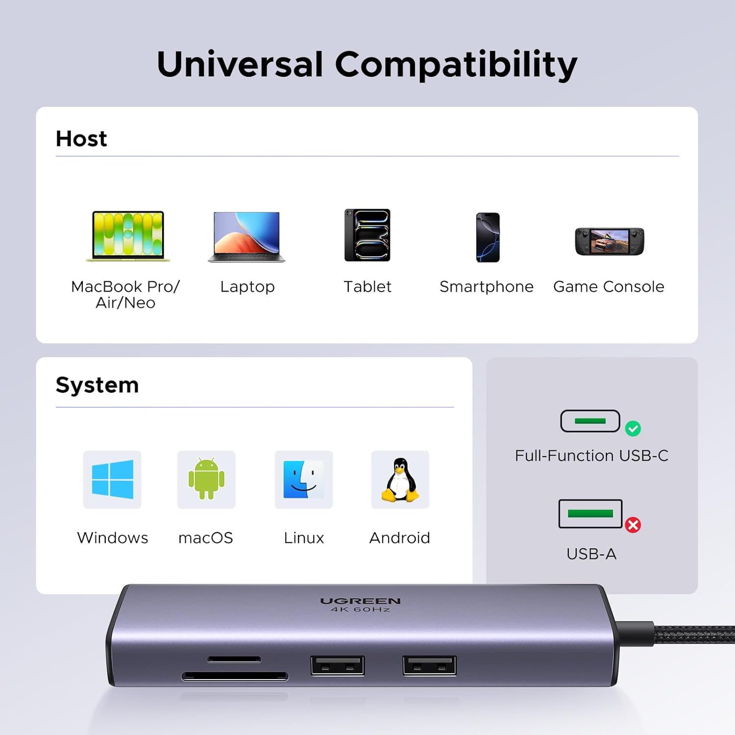 Thumbnail 6 de UGREEN Revodok USB C Hub 7-in-1