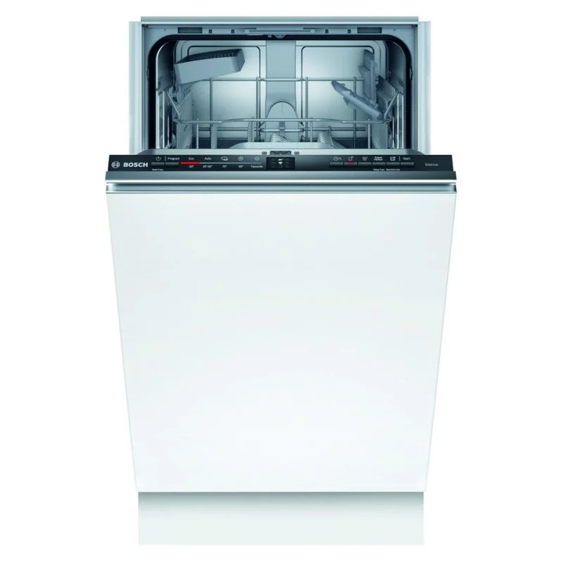 Detalle de Bosch Serie 2 SPV2IKX10E: lavavajillas compacto de 45 cm para 9 servicios con Wi‑Fi y Home Connect