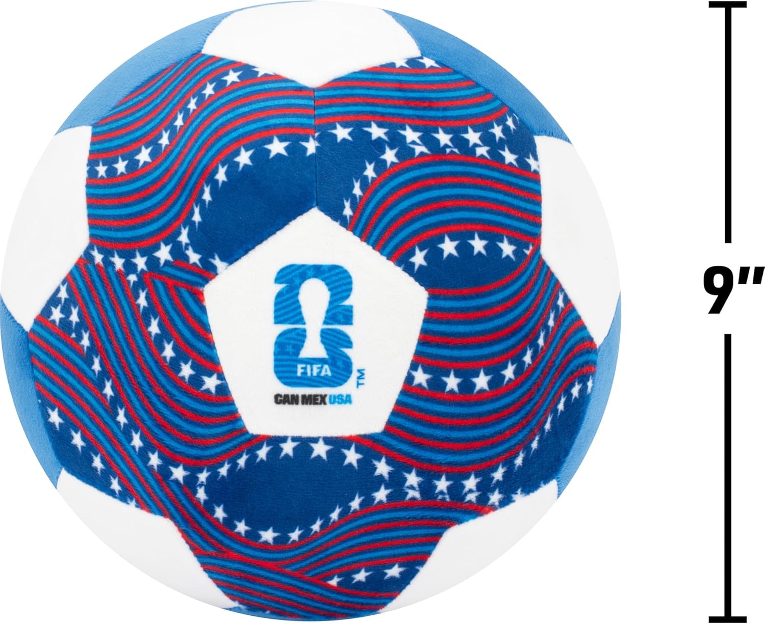 Thumbnail 6 de Jazwares FIFA World Cup 2026 USA 9-Inch Plush Soccer Ball