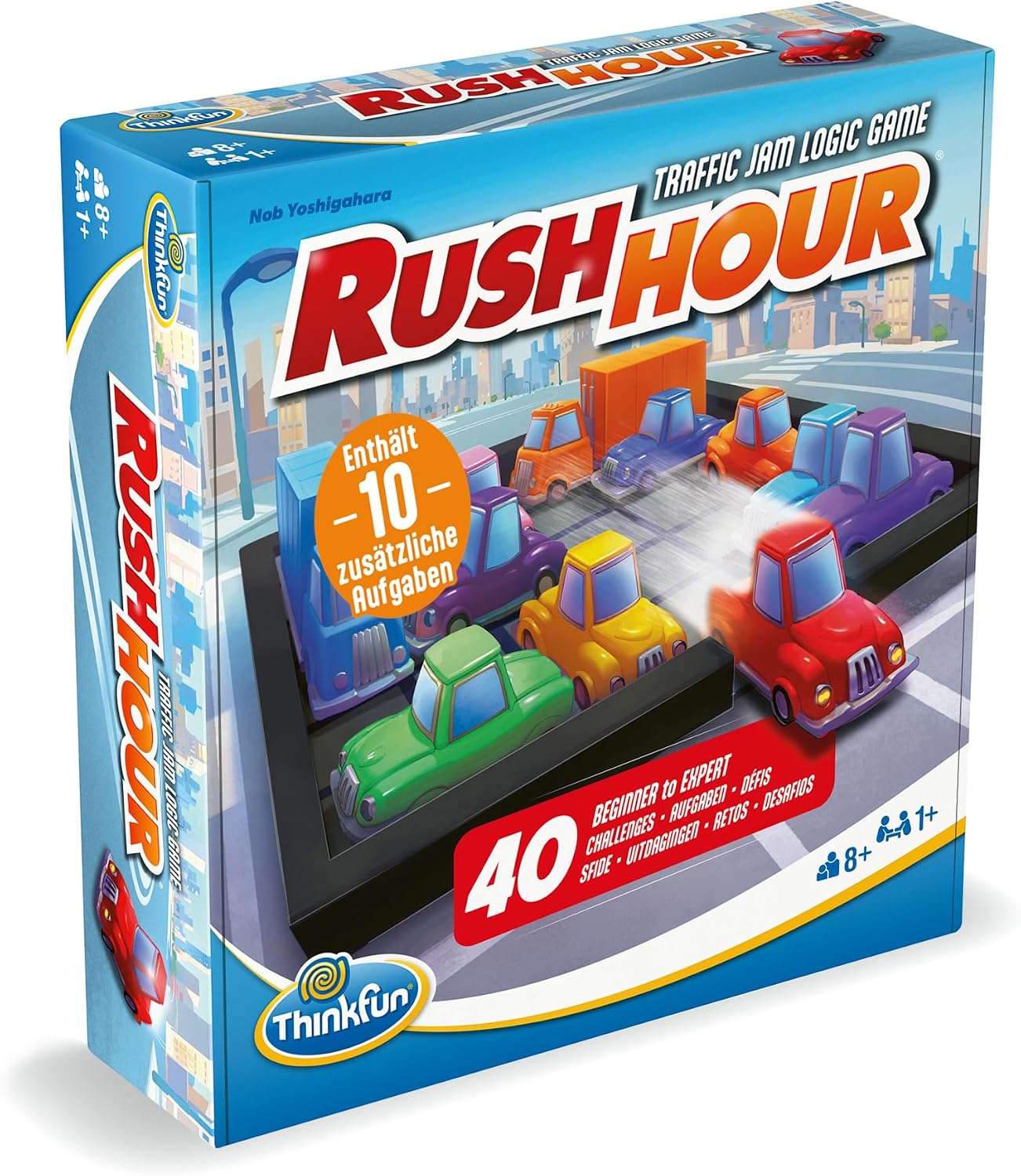 Thumbnail 1 de ThinkFun Rush Hour 40 Aufgaben 🎲