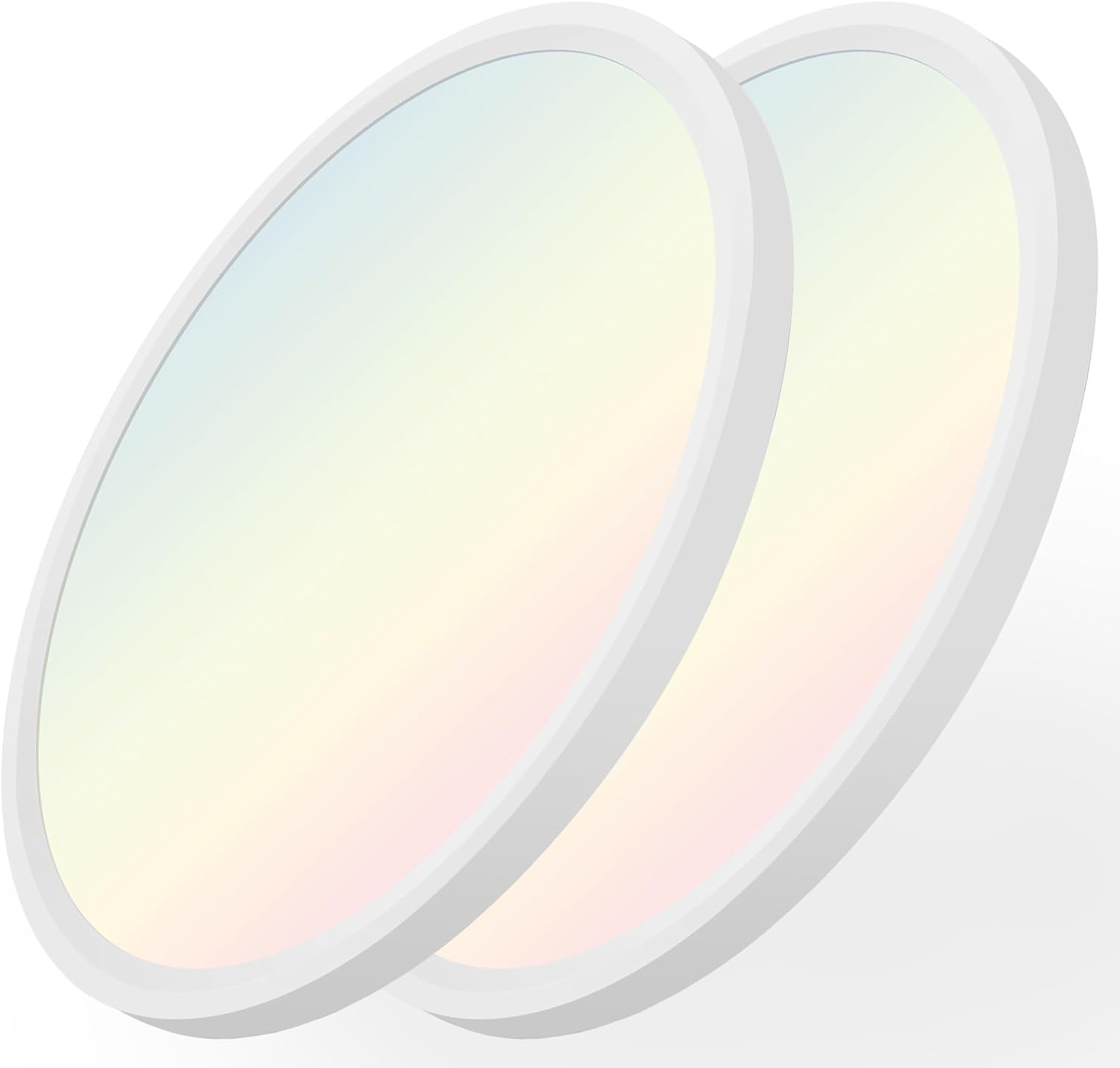 Detalle de hunhun HH-TGXXD-20IN-CA 20-Inch LED Flush Mount Ceiling Light, Dimmable, 2-Pack