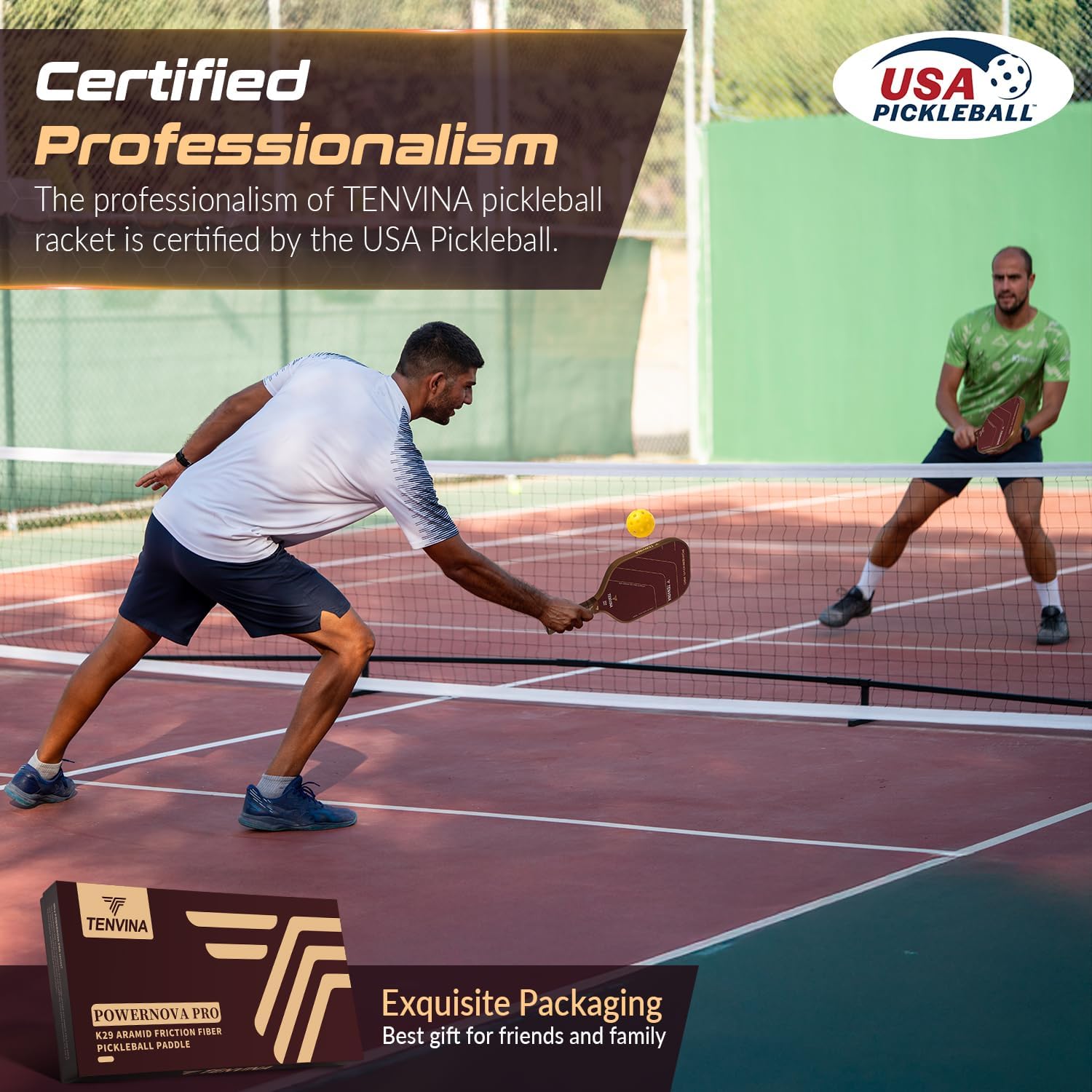 Thumbnail 6 de TENVINA Pickleball Paddle with T700SC Carbon Fiber
