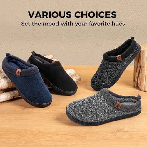 Thumbnail 6 de MERRIMAC Men's Slip-On Slippers – Dark Grey, UK 11/12