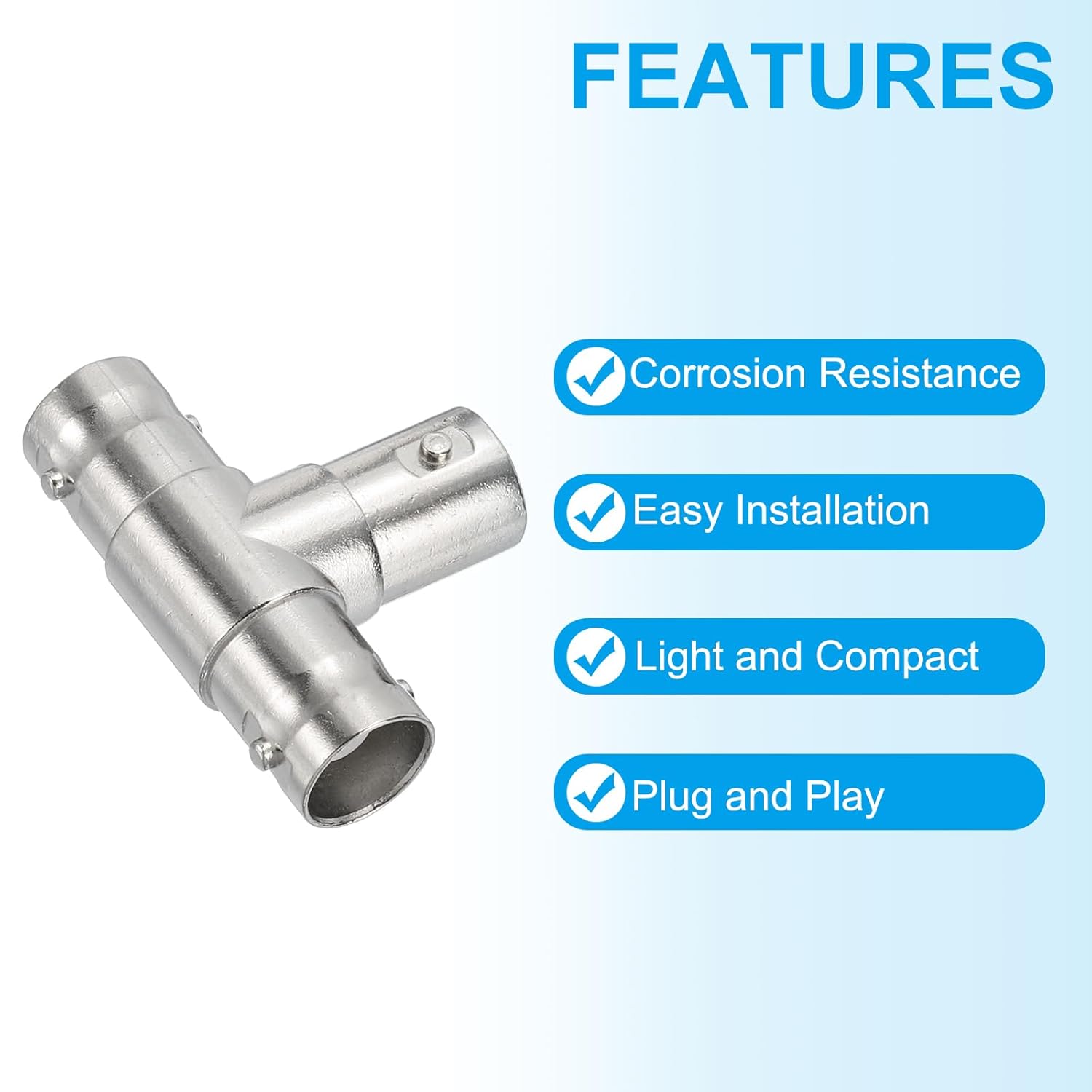Thumbnail 4 de PATIKIL BNC Female to BNC Dual Female Adapter (6-pack) for CCTV antenna coax links