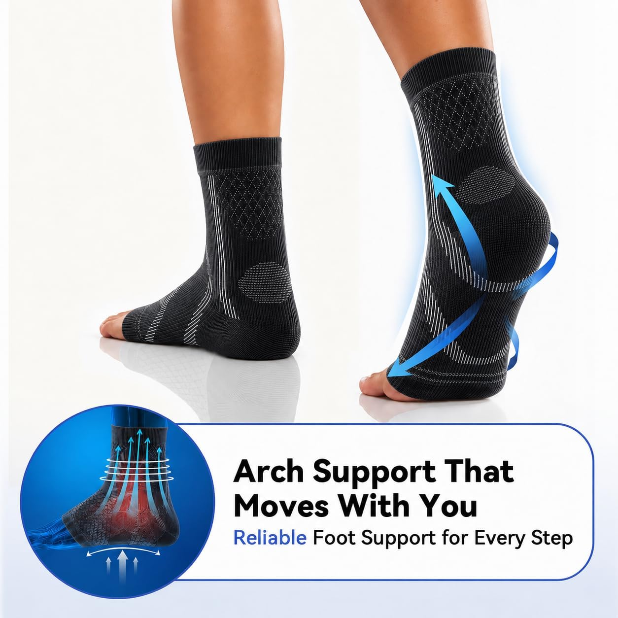 Detalle 2 de Toeless Neuropathy Compression Socks