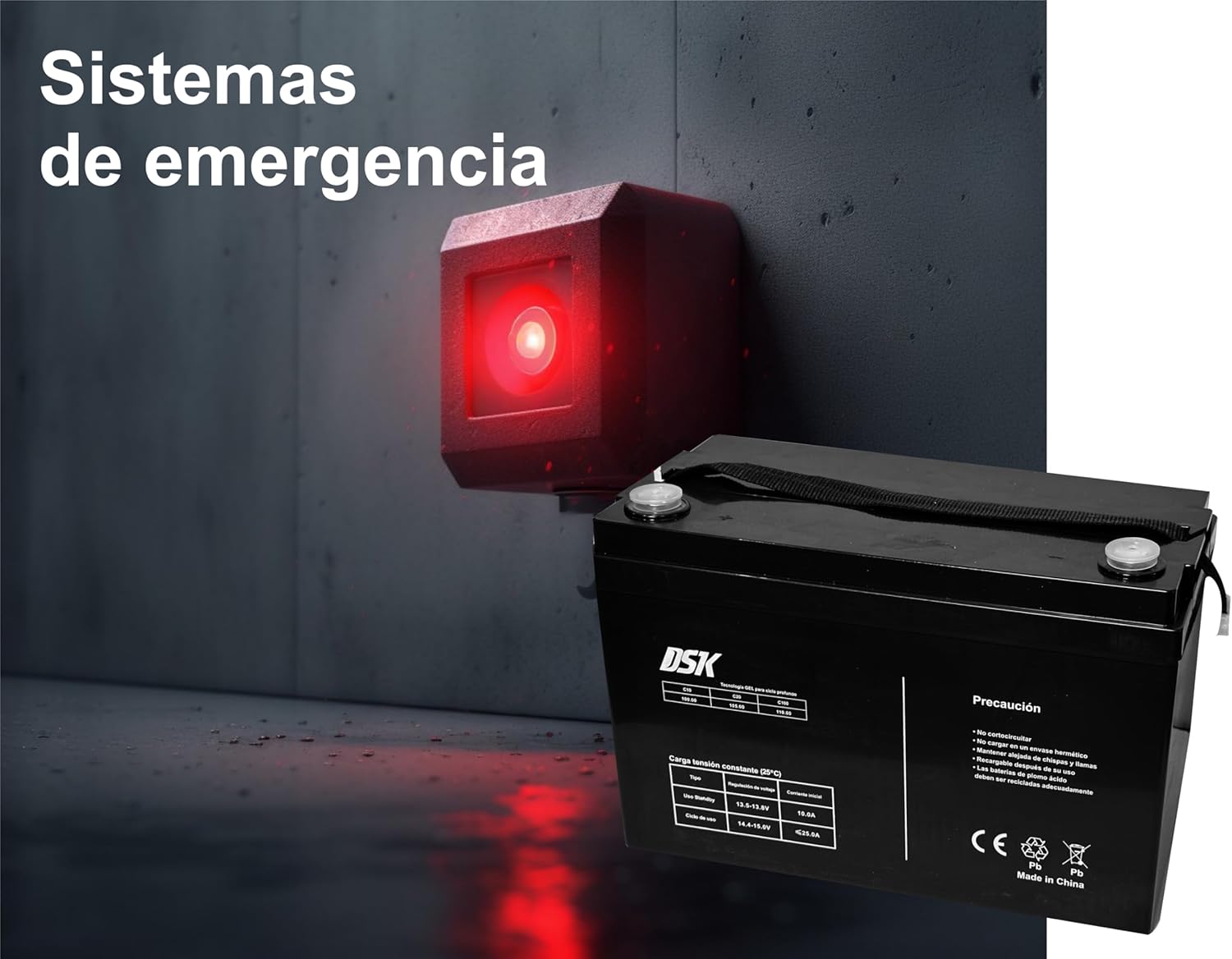 Thumbnail 5 de DSK DSK 10320 – Batterie au plomb AGM scellée 6V 7Ah rechargeable