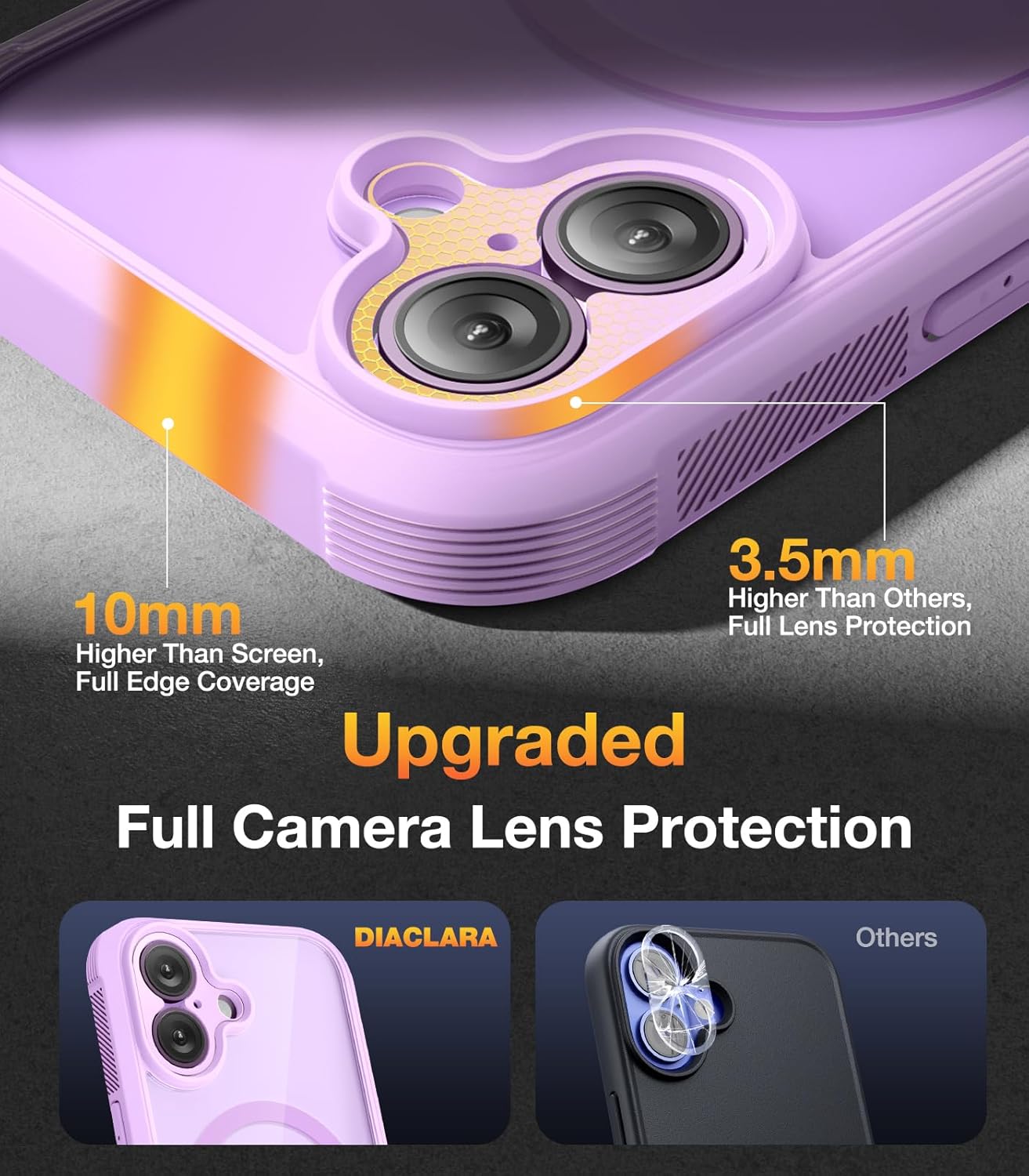 Thumbnail 4 de Diaclara iPhone 17 Case Lavender Purple 6.3