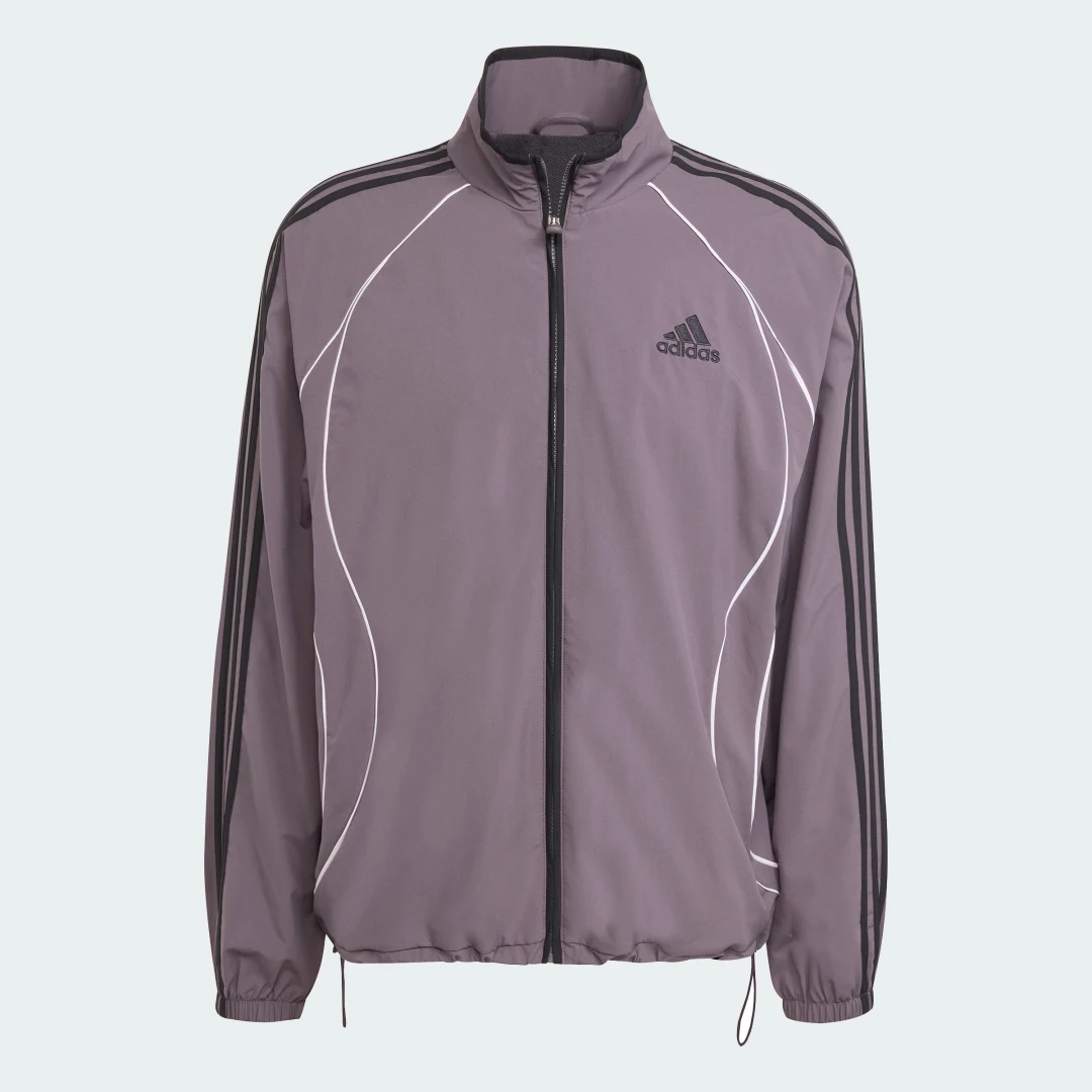 Detalle 2 de Chaqueta deportiva Teamgeist Adicolor de Adidas — gris