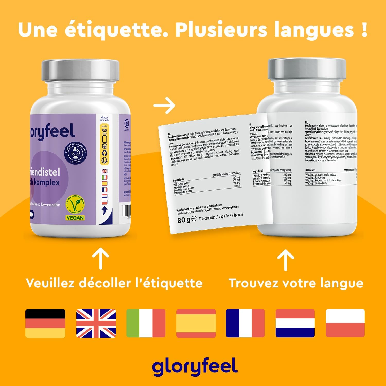 Thumbnail 4 de Complexe Chardon Marie 120 gélules 500 mg