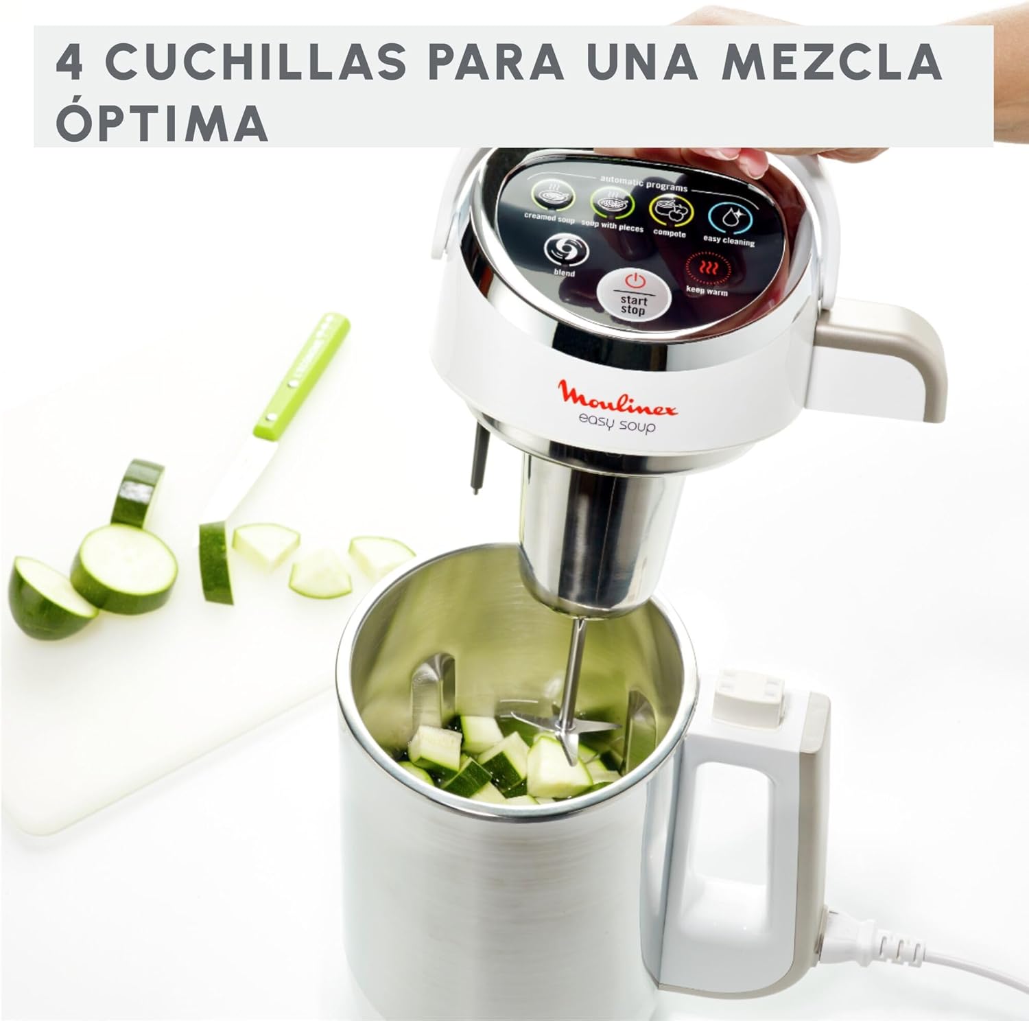 Thumbnail 5 de Moulinex Easy Soup LM8411 Sopera Eléctrica ☕  Acero Inoxidable