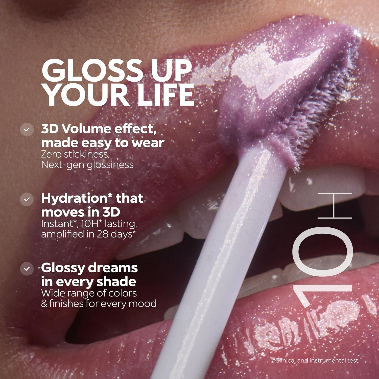 Thumbnail 6 de KIKO Milano KM0020201800544 3D Hydra Lip Gloss, Hydrating High-Shine Lip Gloss