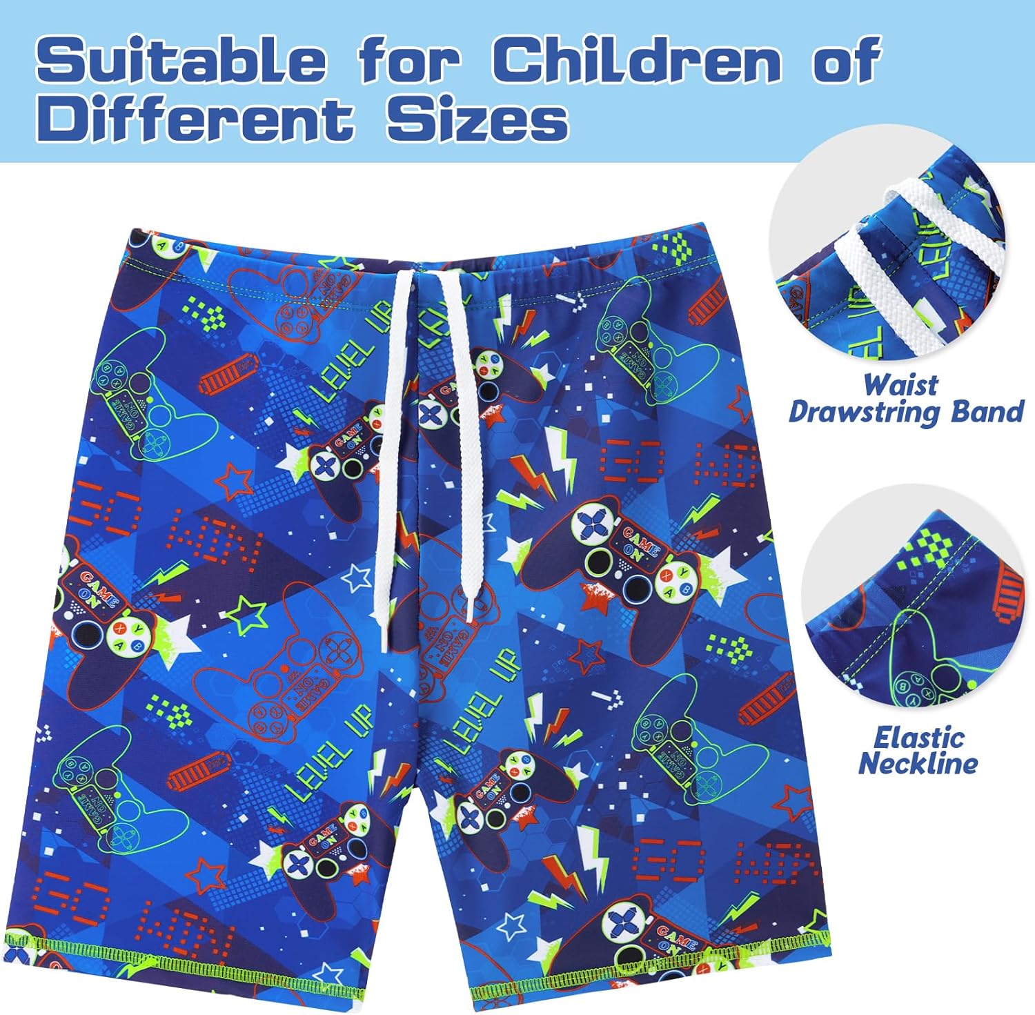 Thumbnail 3 de WAWSAM Kinder Jungen UV-Schutz Bade-Set (Badeanzug + Rashguard) für den Sommer