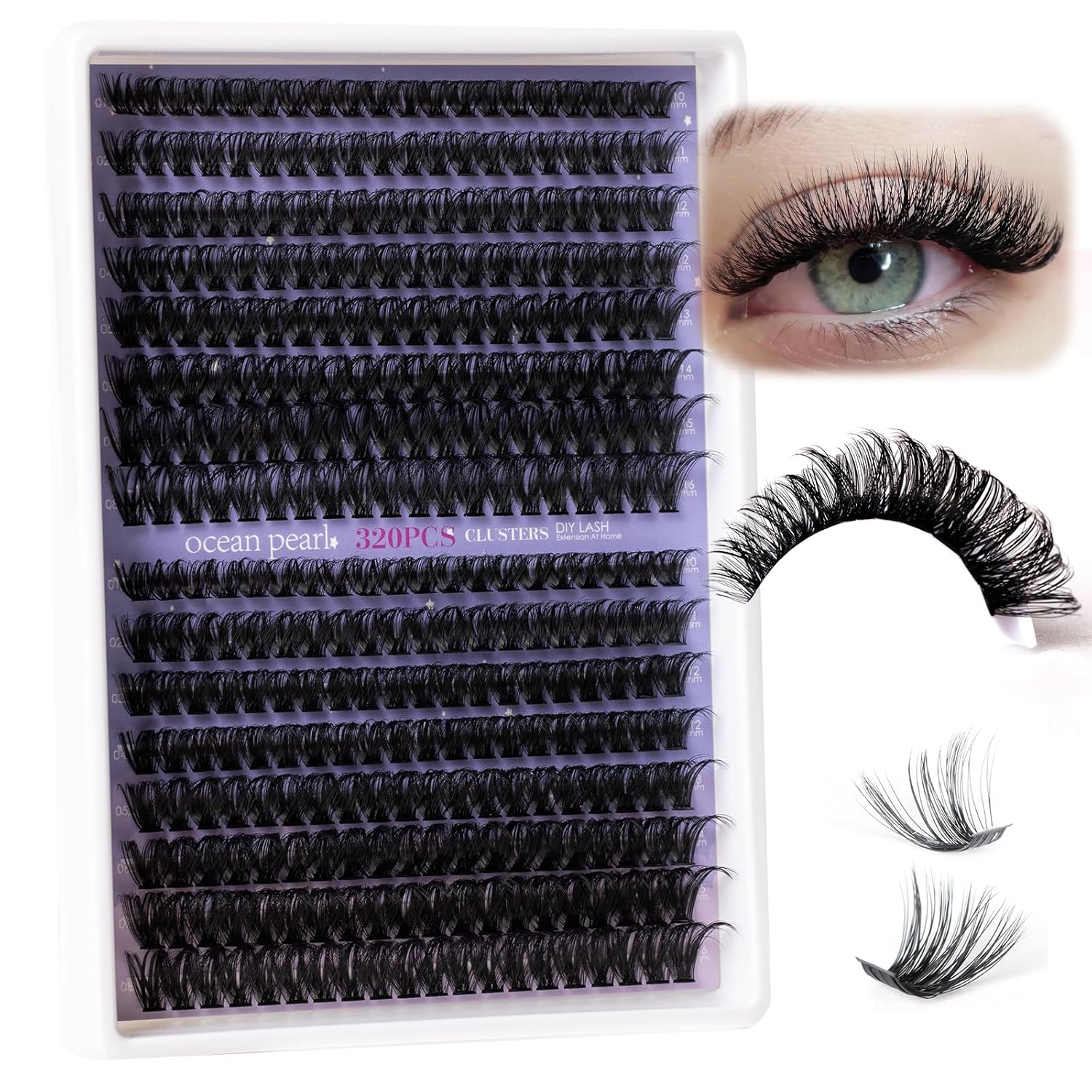 Thumbnail 4 de Ocean Pearl 3D Lash Clusters 320pcs ⚙