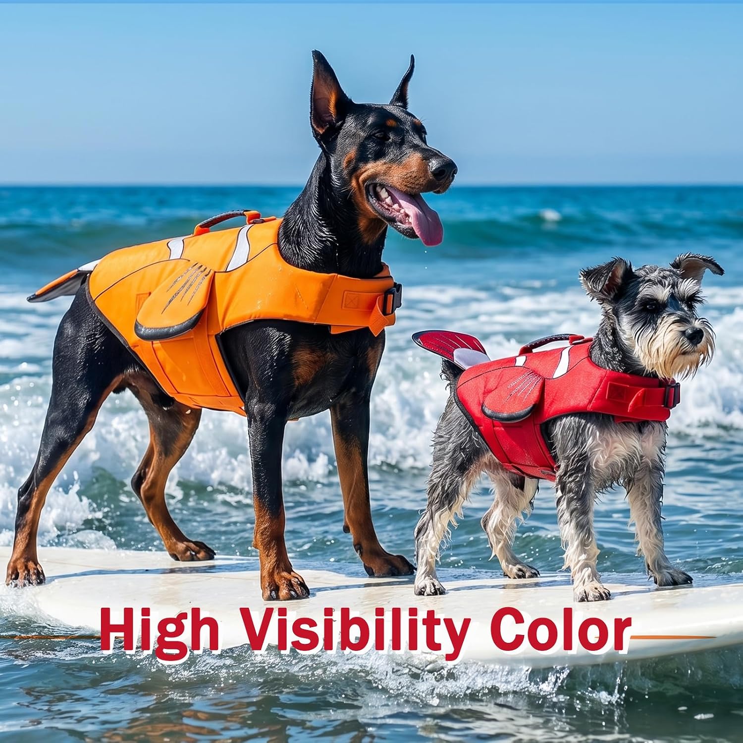 Detalle 2 de DENTRUN Dog Life Jacket for S/M/L Dogs