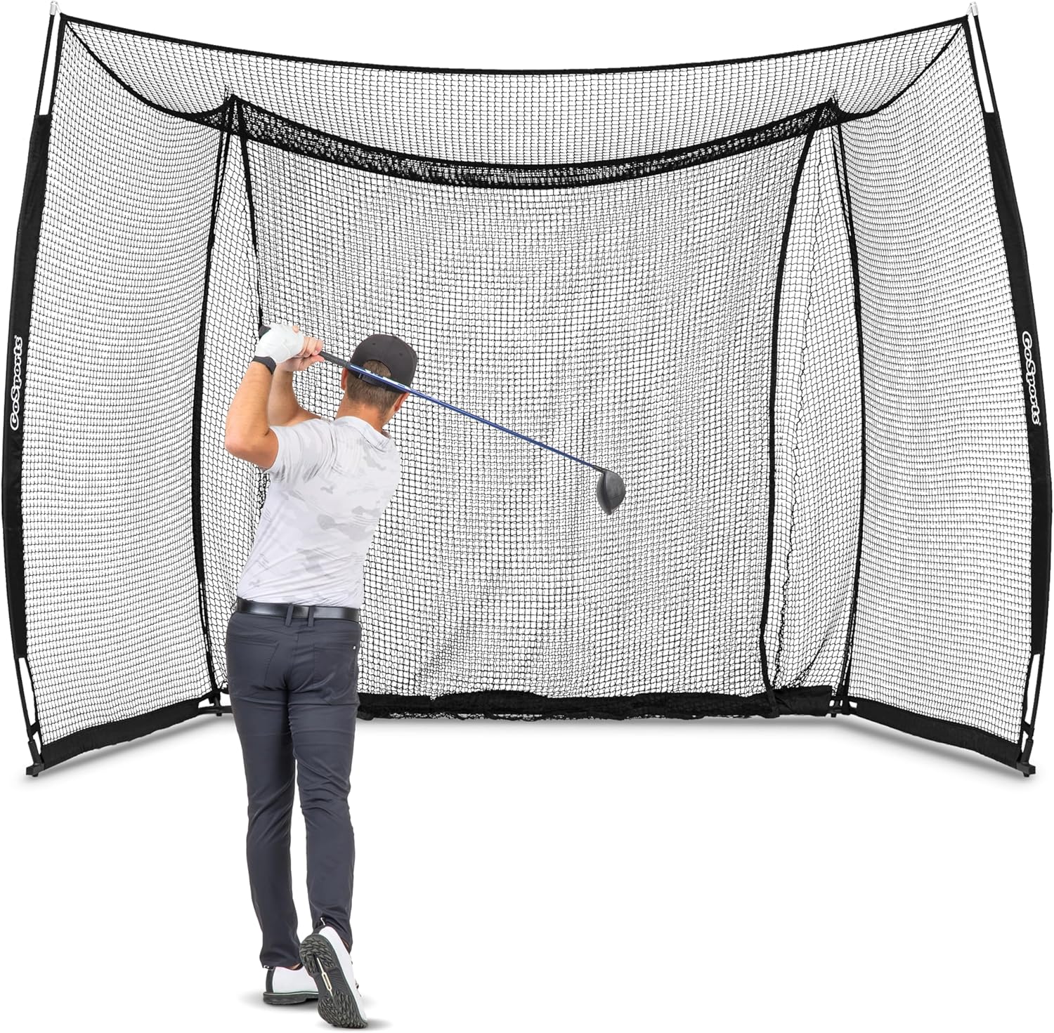 Thumbnail 6 de GoSports Range Cage 10 ft x 8 ft Golf Net Cage — Indoor & Outdoor Practice Net for Full Swing Training
