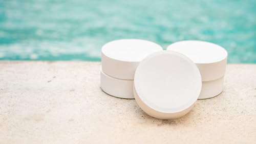 Detalle de Cloro 4 azioni per piscina: 5 pastiglie da 200 g in barattolo da 1 kg – Lapi Chimici