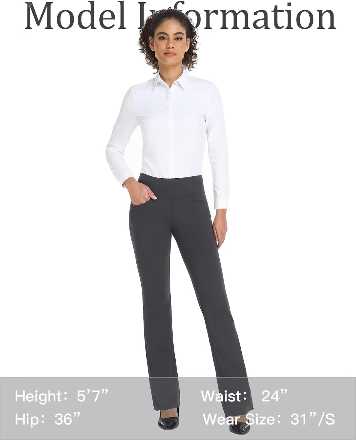 Thumbnail 4 de SAFORT Regular/Tall Bootcut Yoga Hose 86 cm đ§