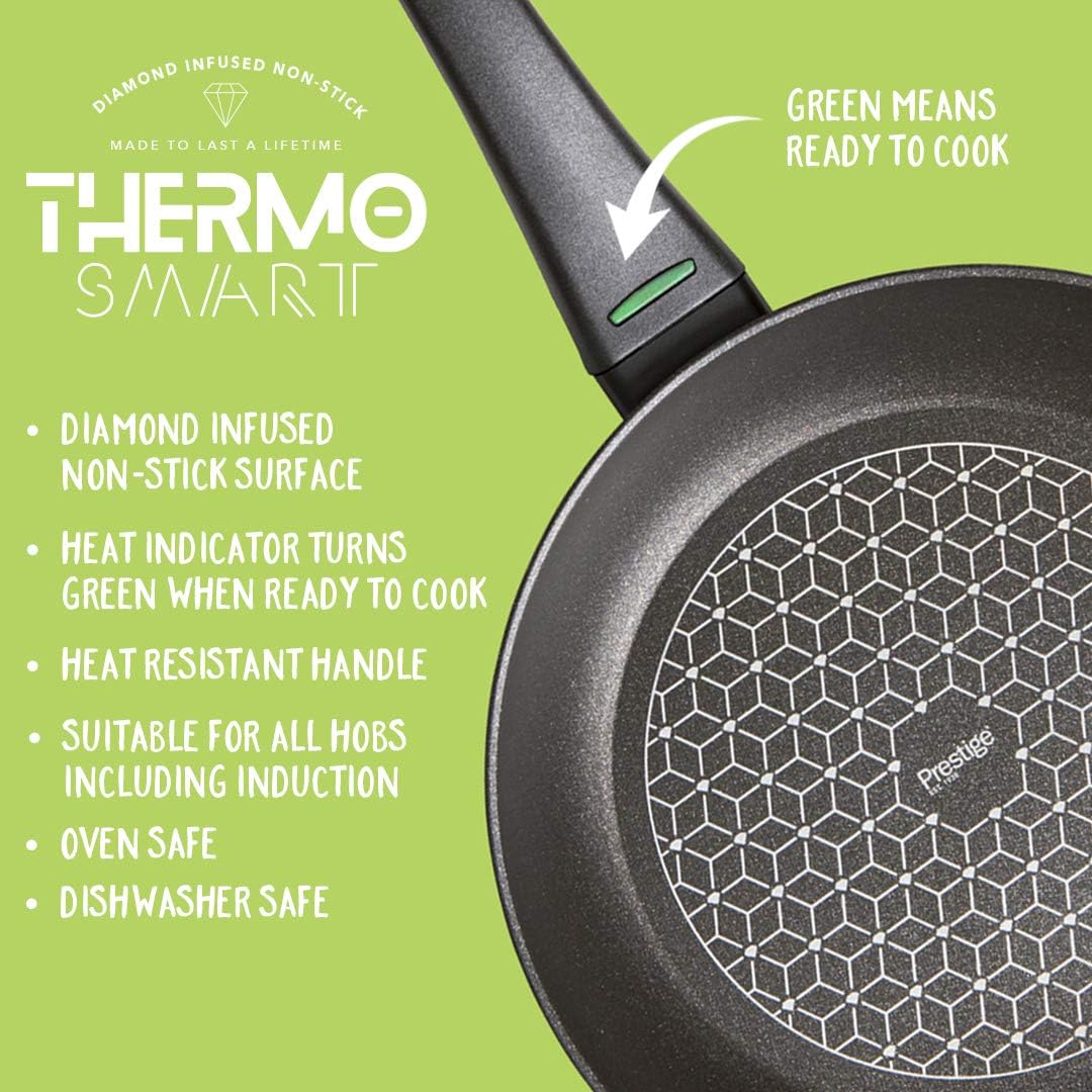 Detalle de Prestige Thermo Smart Saucepan Set, 3pc