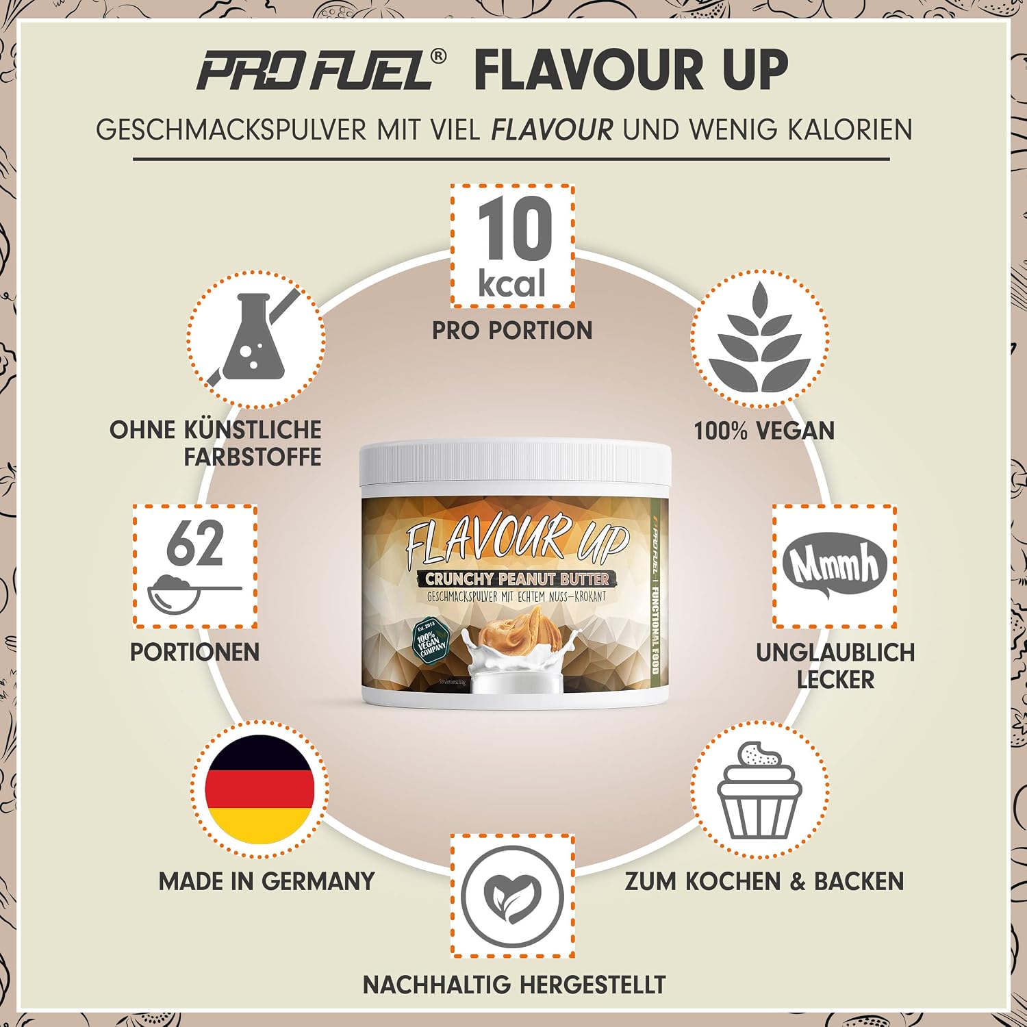 Thumbnail 1 de Crunchy Peanut Butter Geschmackspulver 250 g