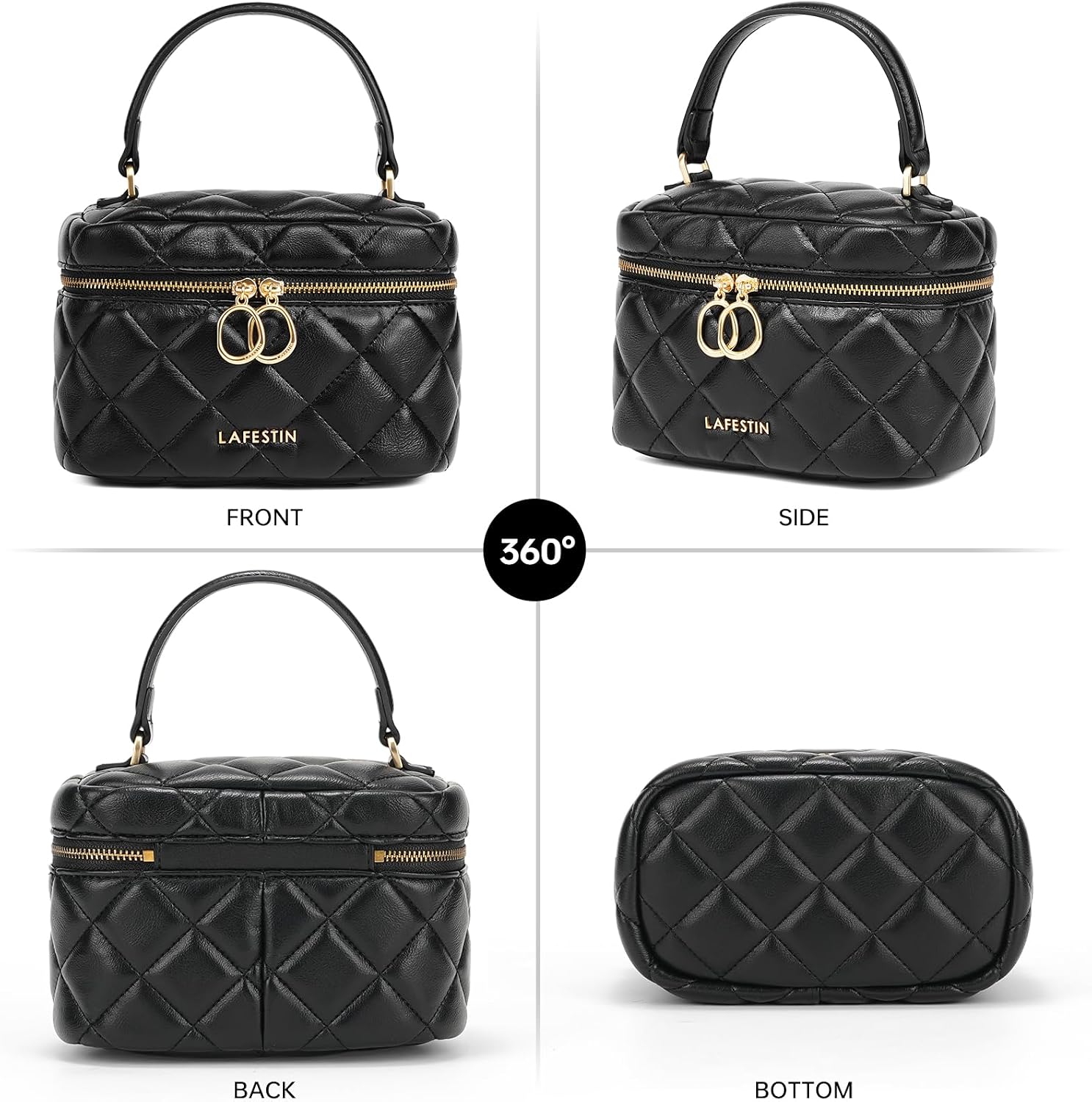 Thumbnail 4 de LA FESTIN Handbag in Genuine Leather